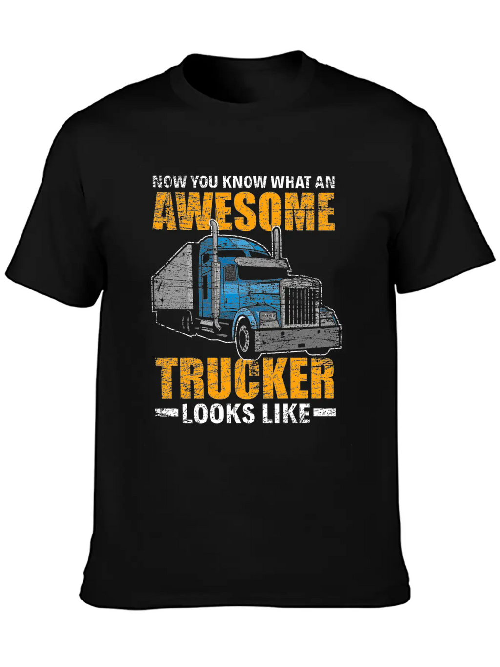 Trucker Truck Driver Essential Cotton Tee For Daily Outfits – Unisex Style