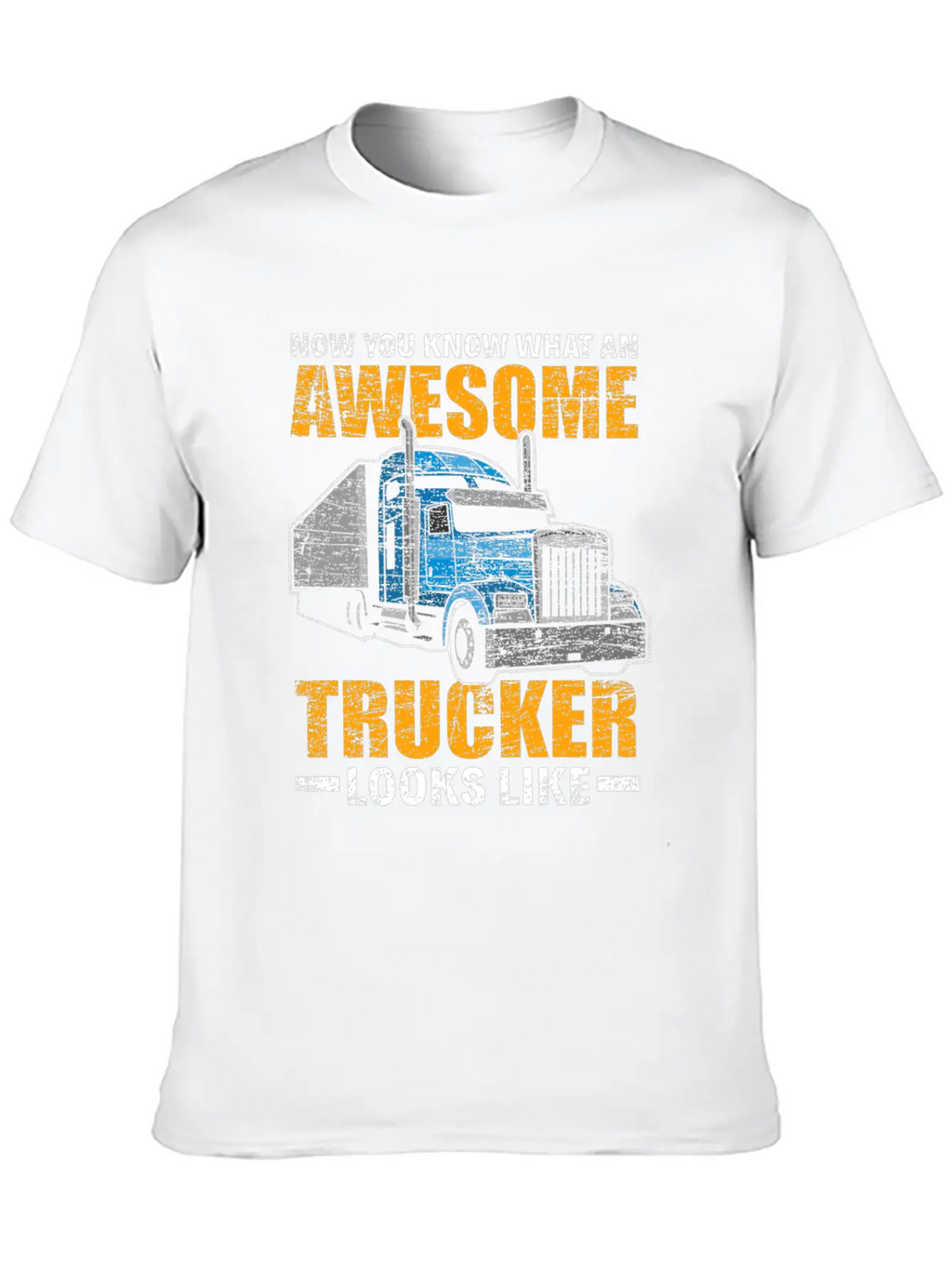 Trucker Truck Driver Essential Cotton Tee For Daily Outfits – Unisex Style