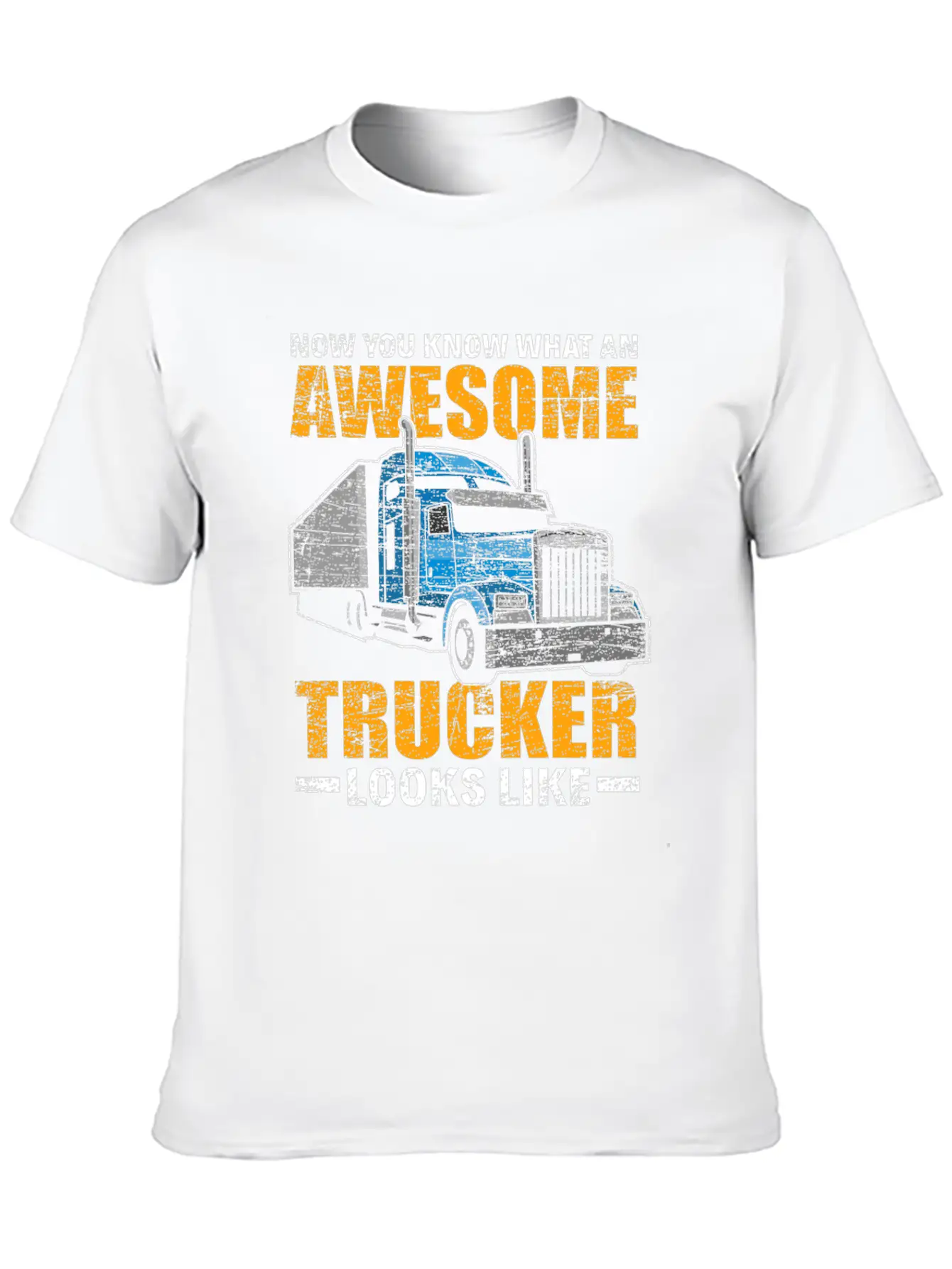 Trucker Truck Driver Essential Cotton Tee For Daily Outfits – Unisex Style