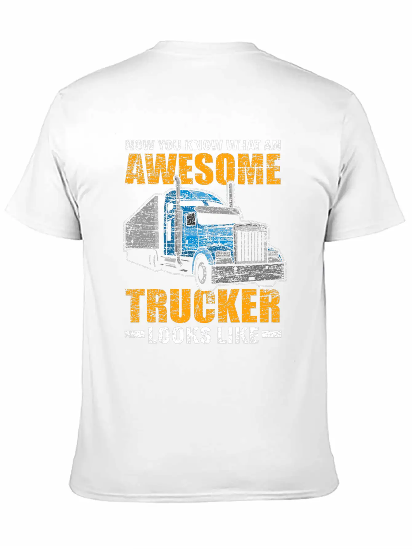 Trucker Truck Driver Essential Cotton Tee For Daily Outfits – Unisex Style