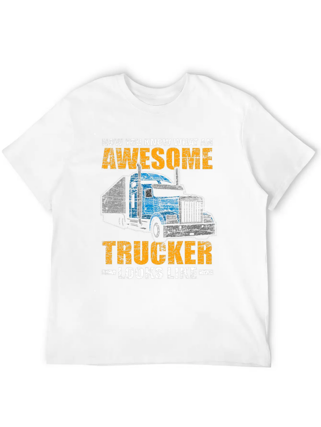 Trucker Truck Driver Essential Cotton Tee For Daily Outfits – Unisex Style