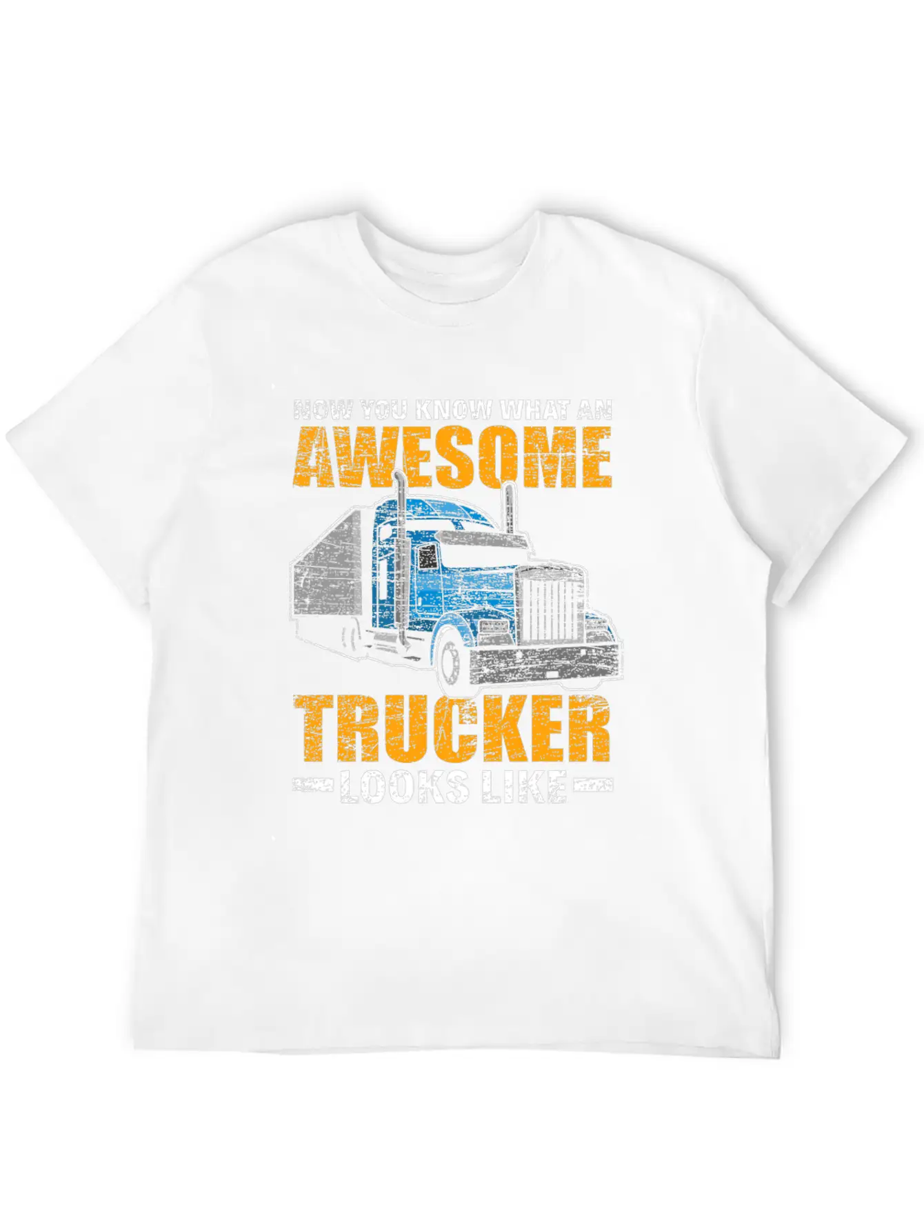 Trucker Truck Driver Essential Cotton Tee For Daily Outfits – Unisex Style