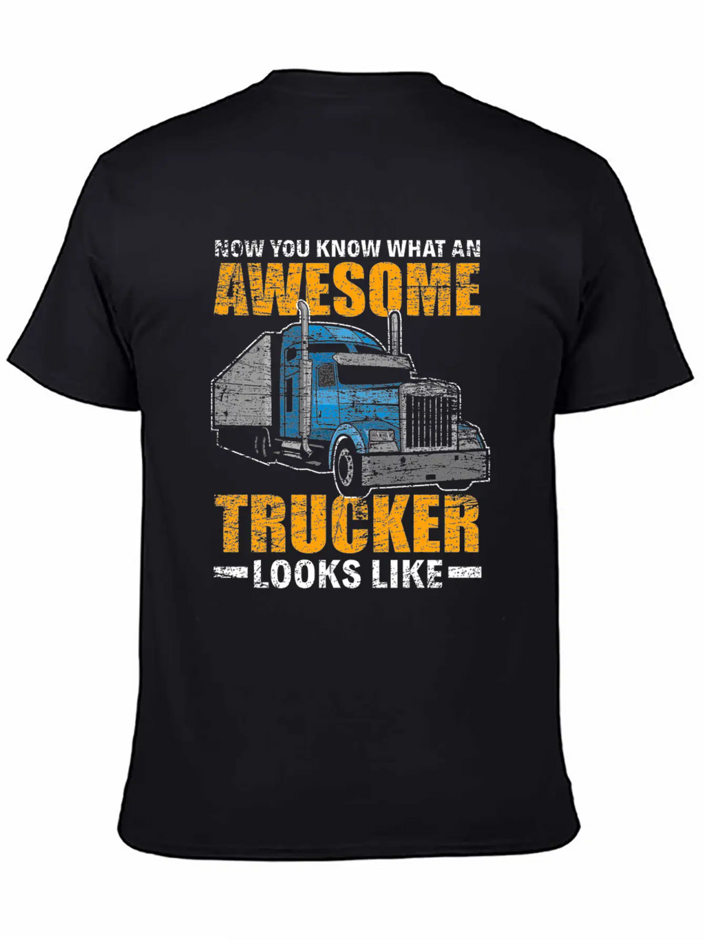 Trucker Truck Driver Essential Cotton Tee For Daily Outfits – Unisex Style