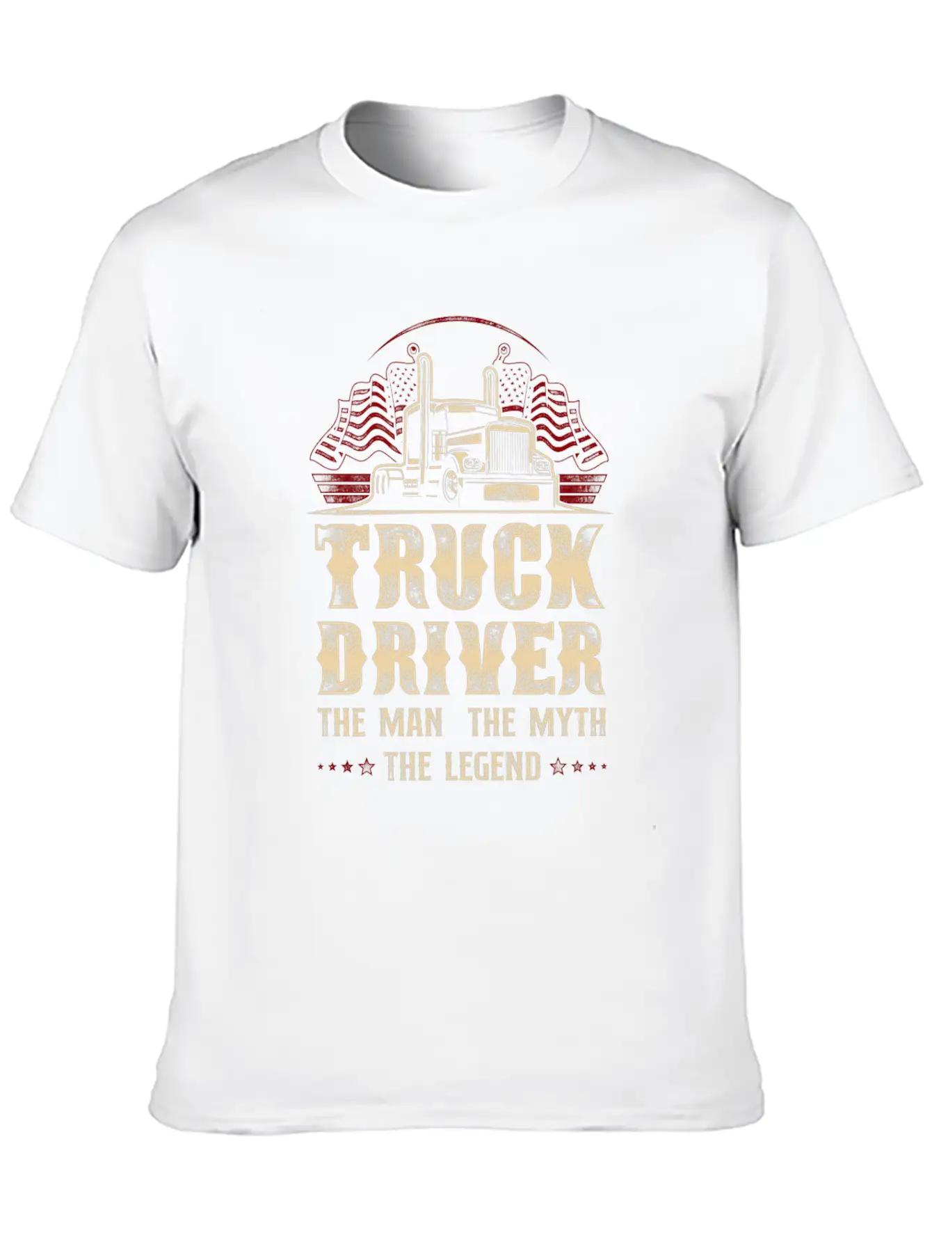 Trucker Truck Driver Vintage Truck Unisex Casual T-Shirt – Clean Design For Daily Comfort