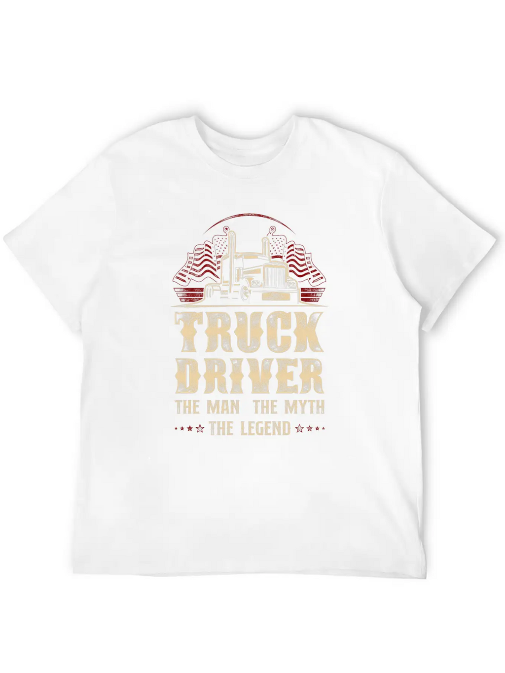 Trucker Truck Driver Vintage Truck Unisex Casual T-Shirt – Clean Design For Daily Comfort