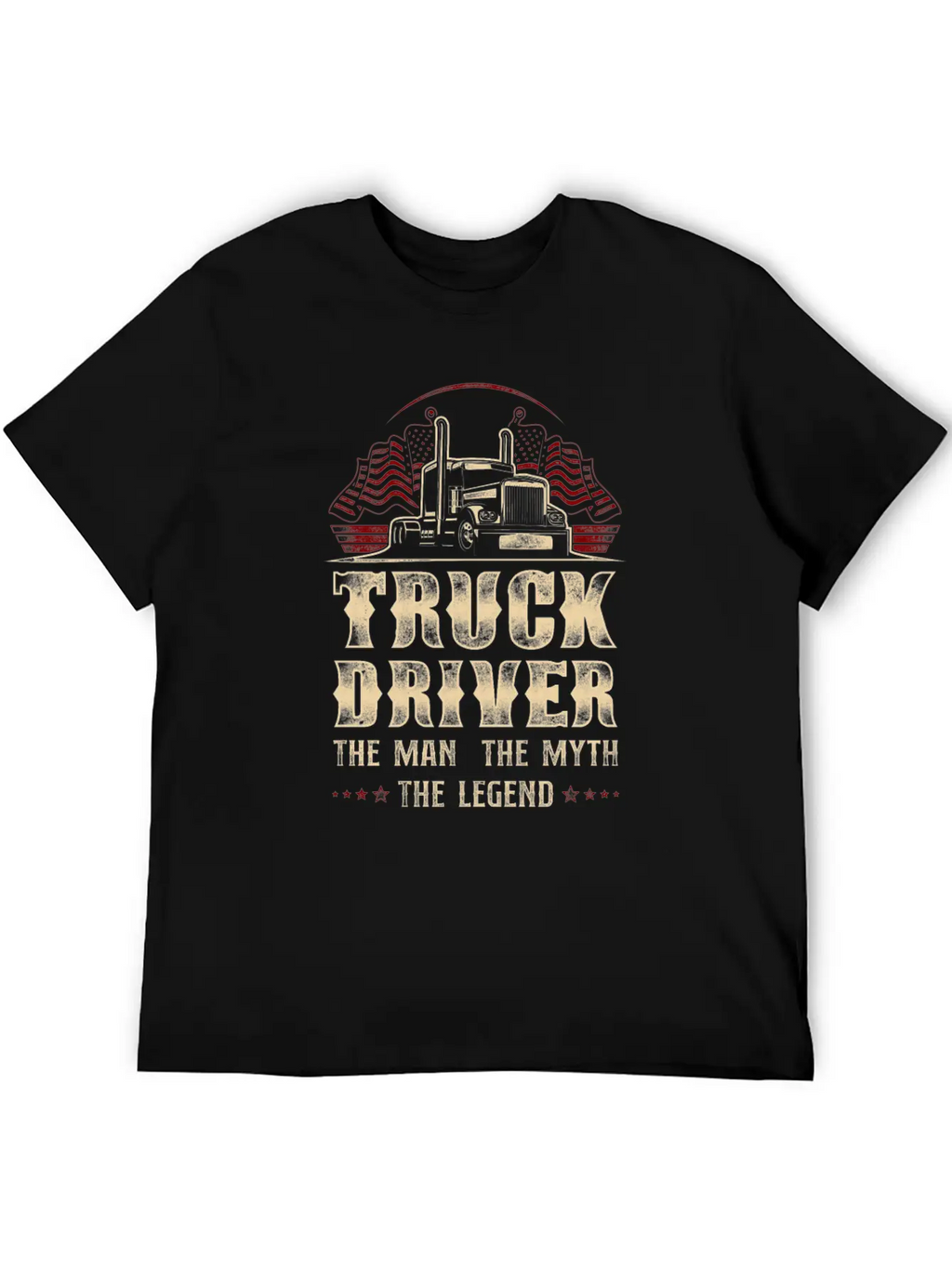Trucker Truck Driver Vintage Truck Unisex Casual T-Shirt – Clean Design For Daily Comfort