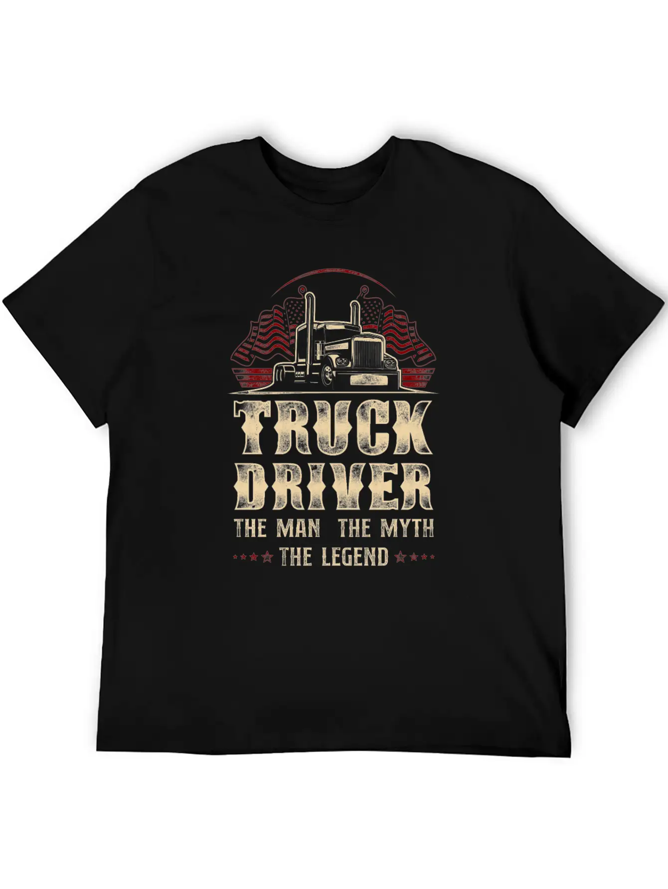 Trucker Truck Driver Vintage Truck Unisex Casual T-Shirt – Clean Design For Daily Comfort
