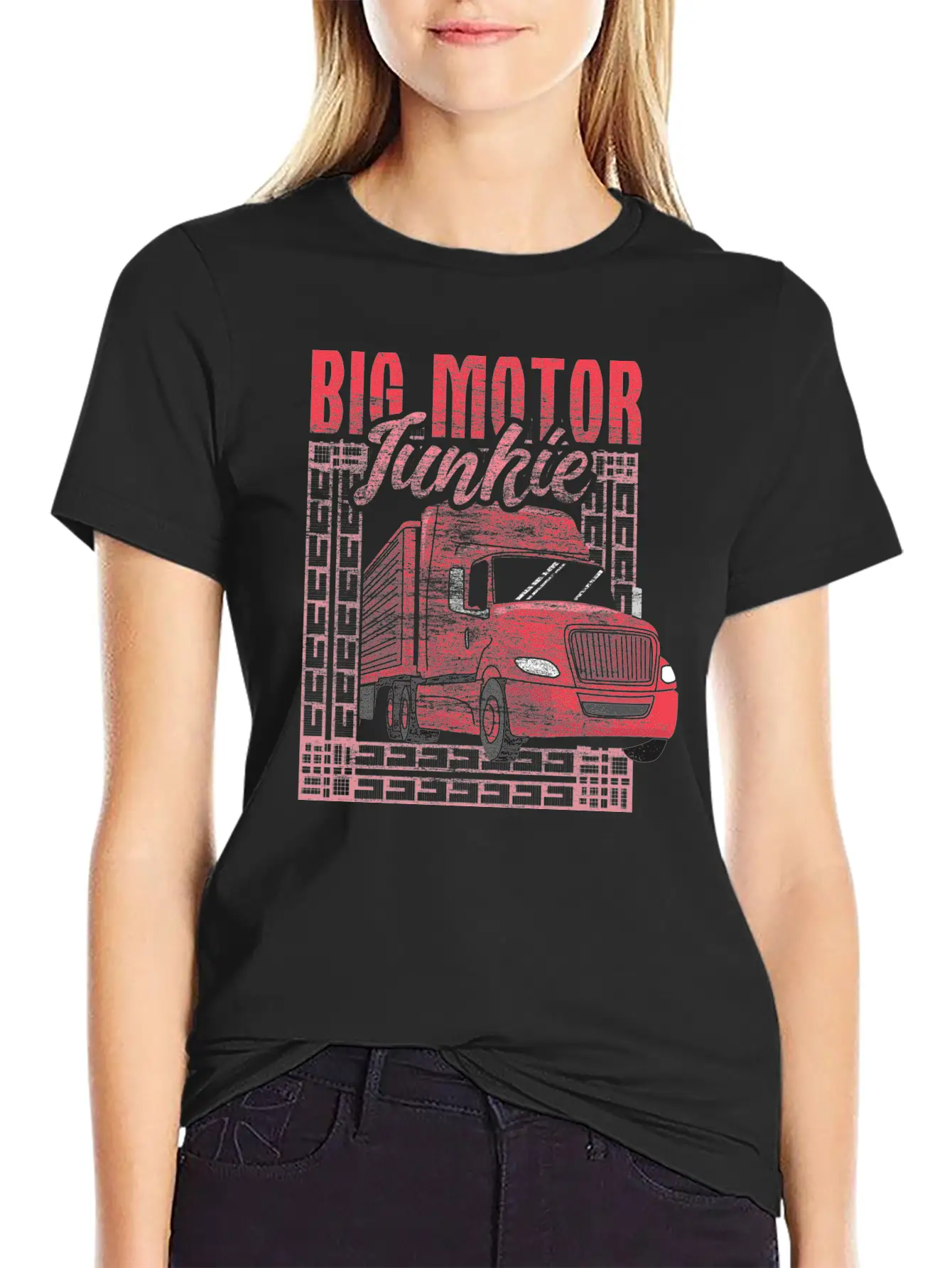 Trucker Truck Funny Breathable Soft Cotton T-Shirt – Timeless Casual Look