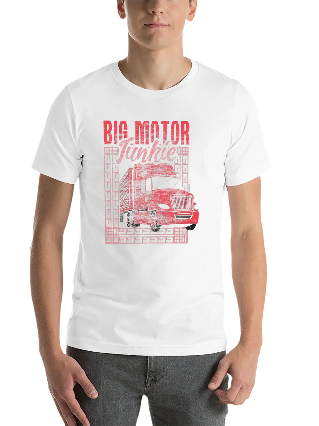 Trucker Truck Funny Breathable Soft Cotton T-Shirt – Timeless Casual Look