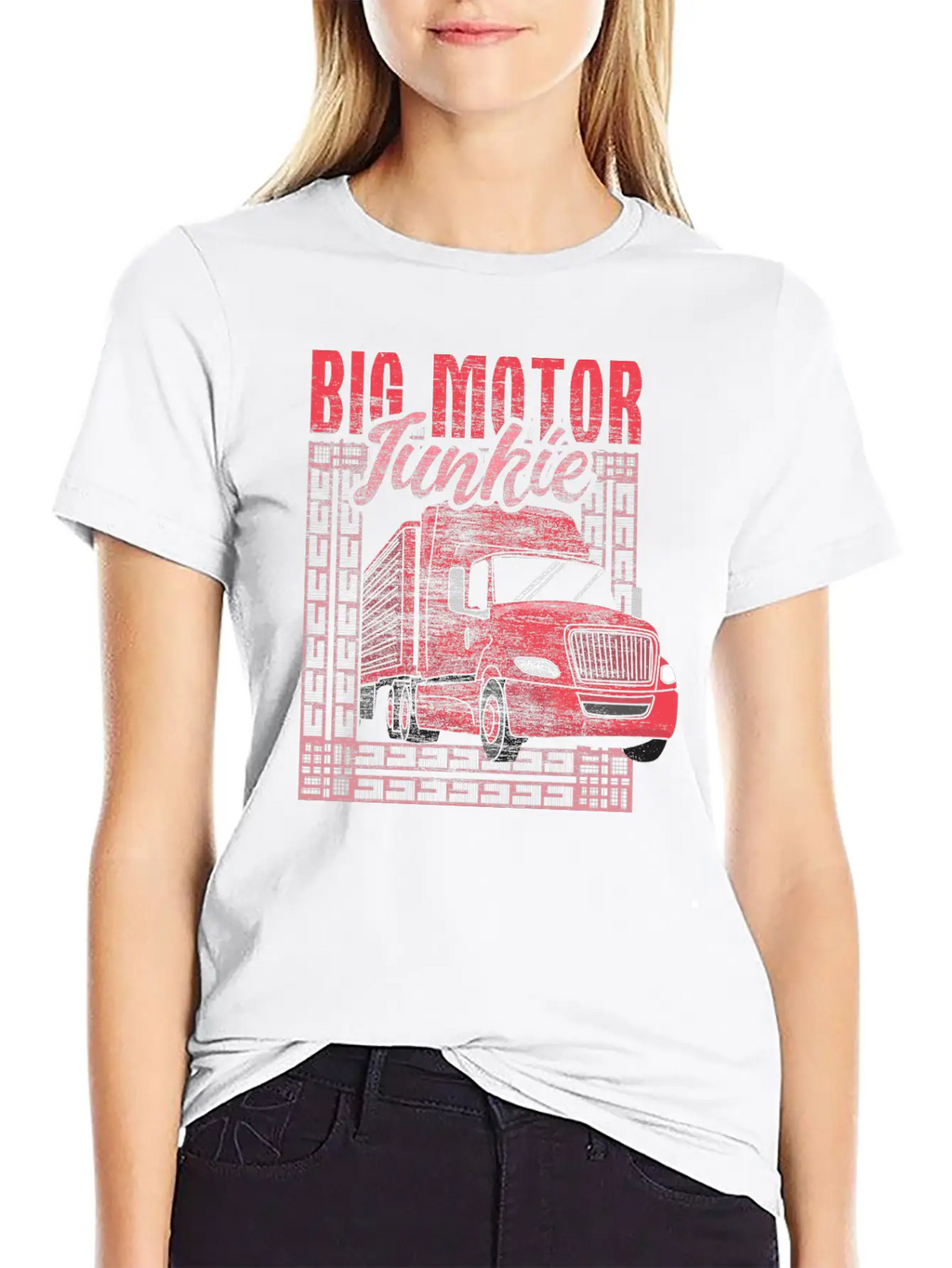 Trucker Truck Funny Breathable Soft Cotton T-Shirt – Timeless Casual Look