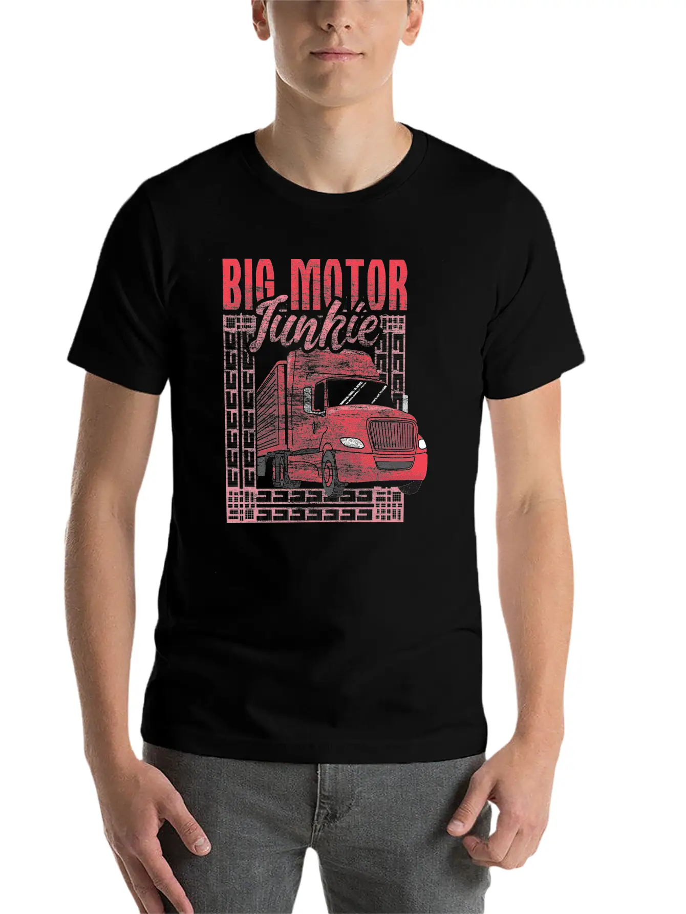 Trucker Truck Funny Breathable Soft Cotton T-Shirt – Timeless Casual Look