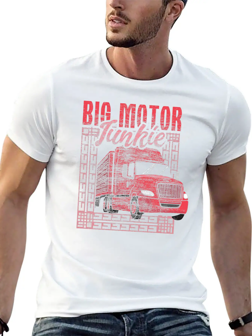 Trucker Truck Funny Breathable Soft Cotton T-Shirt – Timeless Casual Look