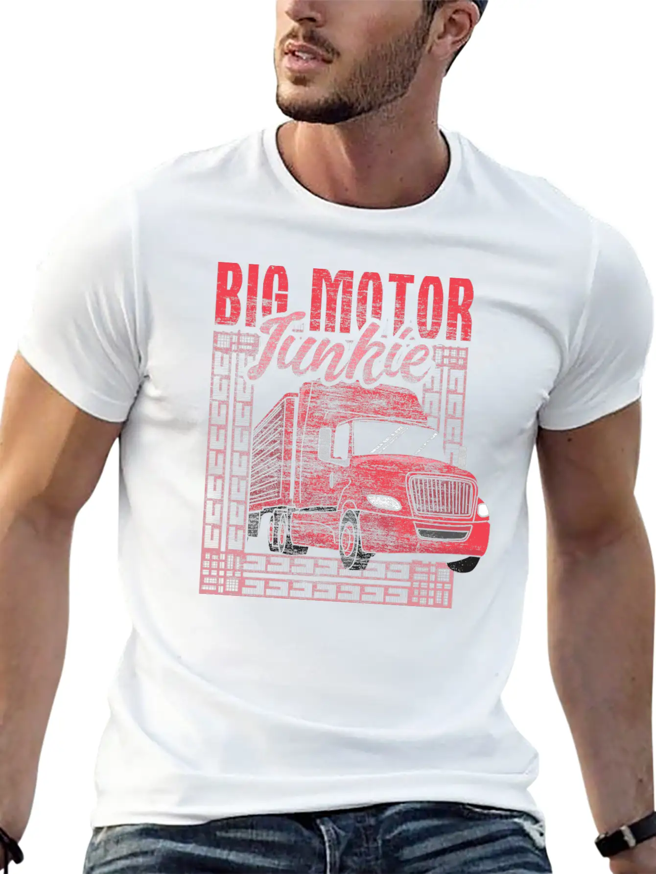 Trucker Truck Funny Breathable Soft Cotton T-Shirt – Timeless Casual Look