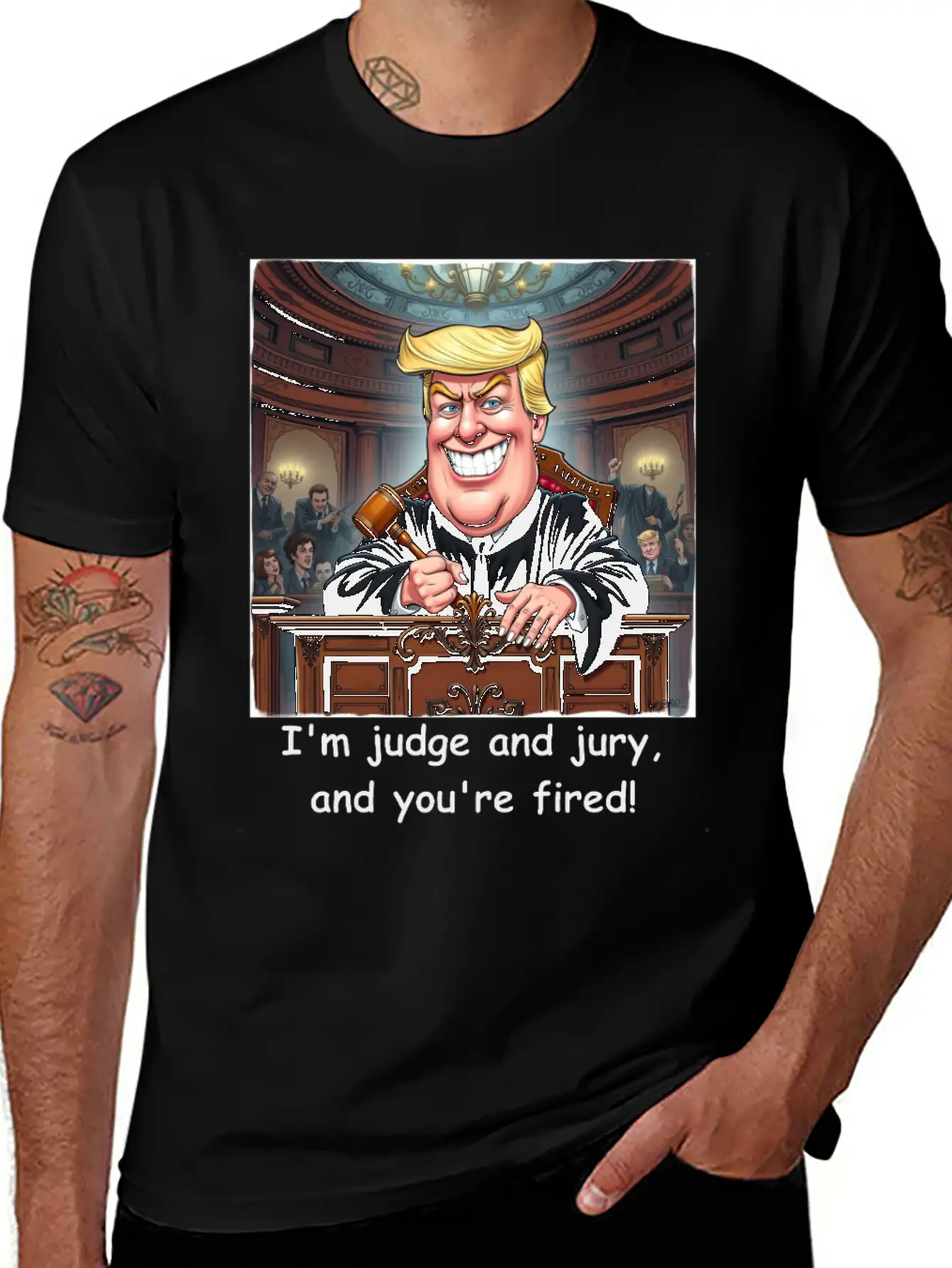Trump - You're Fired! Classic Fit Graphic Tee For Daily Comfort – Unisex Cotton Shirt