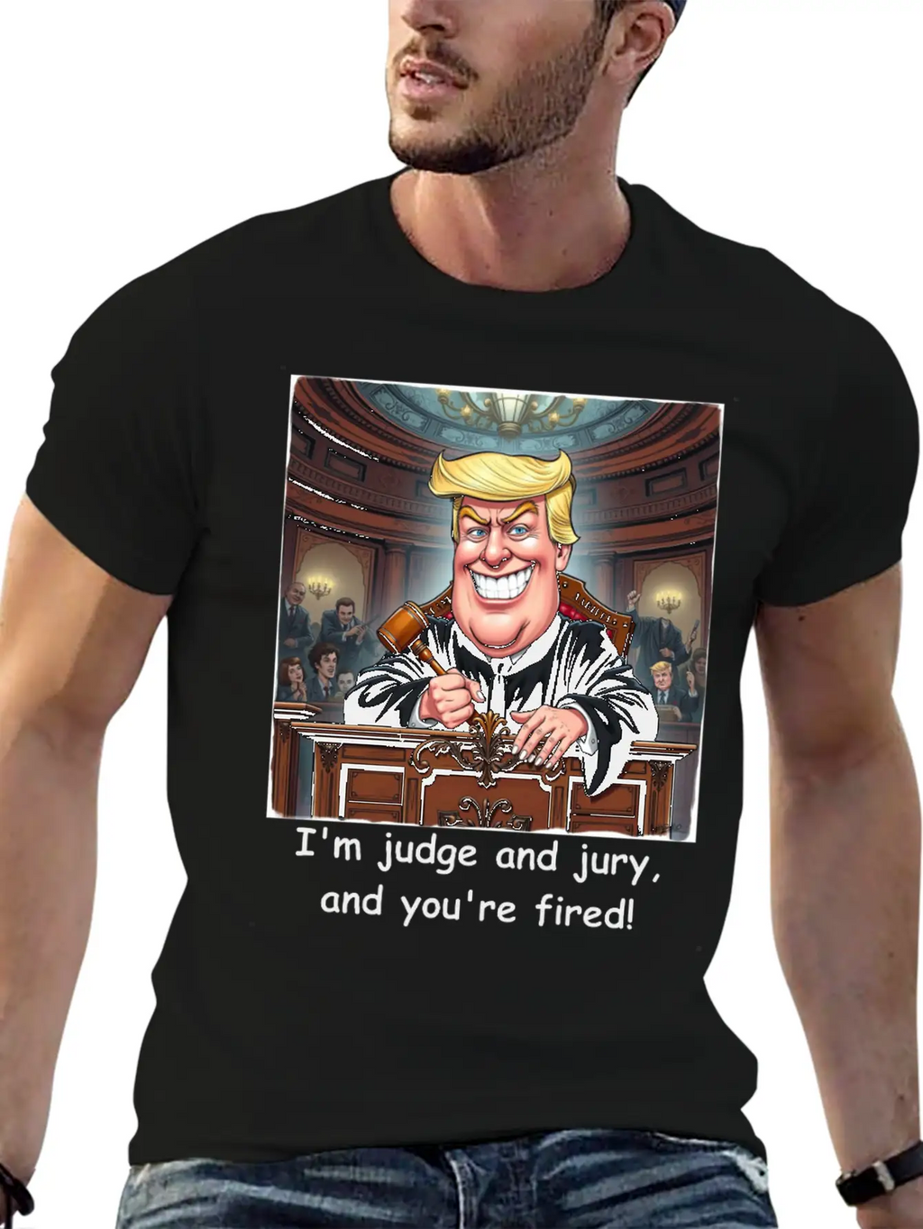 Trump - You're Fired! Classic Fit Graphic Tee For Daily Comfort – Unisex Cotton Shirt