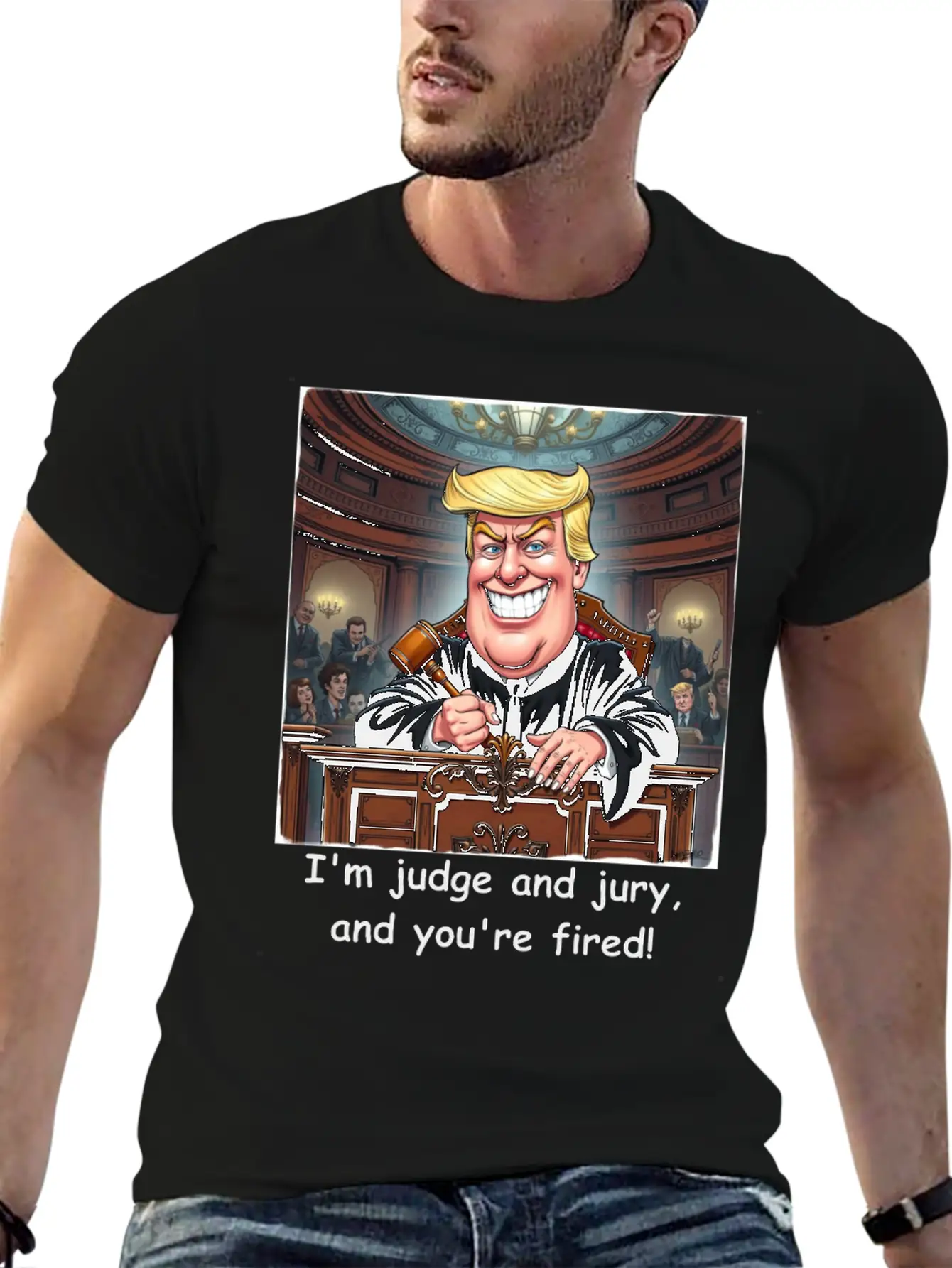 Trump - You're Fired! Classic Fit Graphic Tee For Daily Comfort – Unisex Cotton Shirt