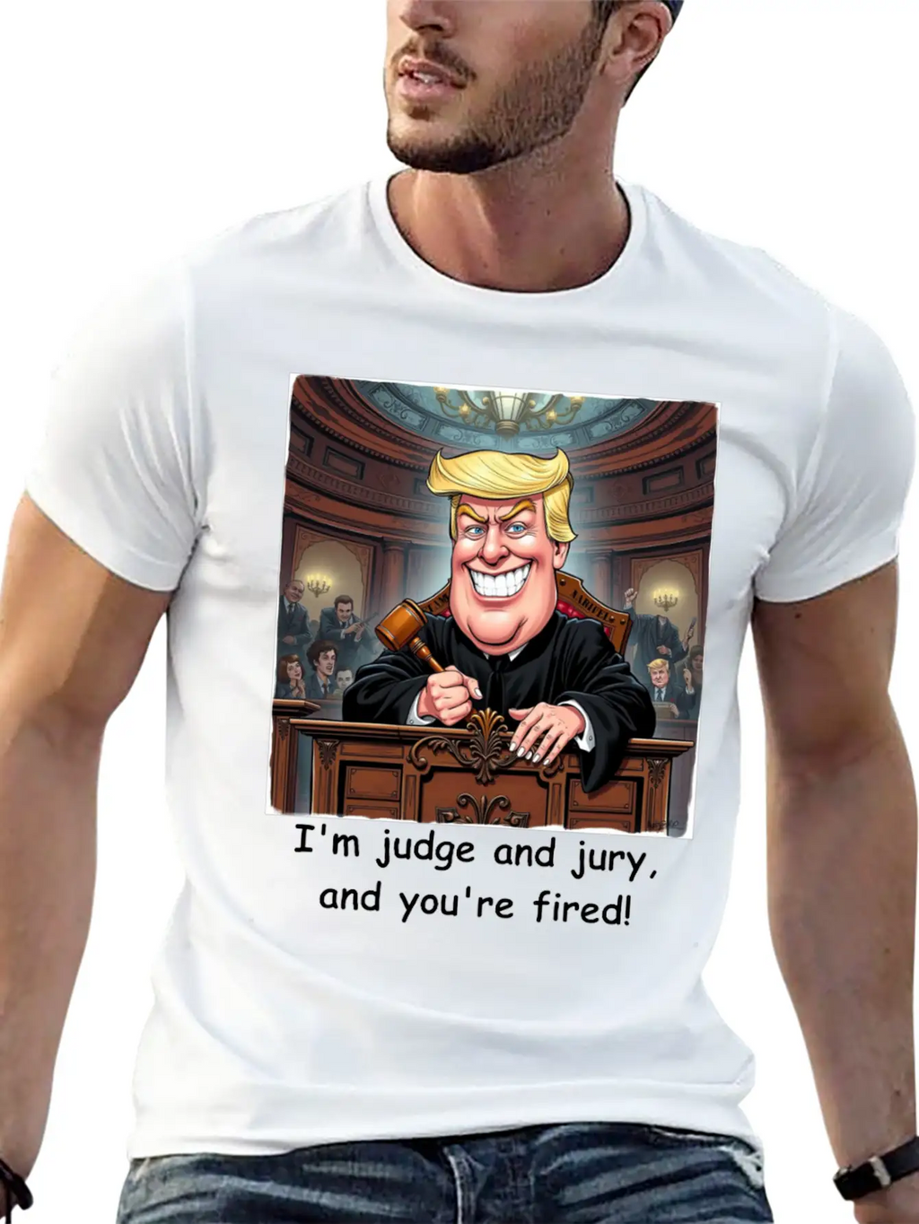 Trump - You're Fired! Classic Fit Graphic Tee For Daily Comfort – Unisex Cotton Shirt