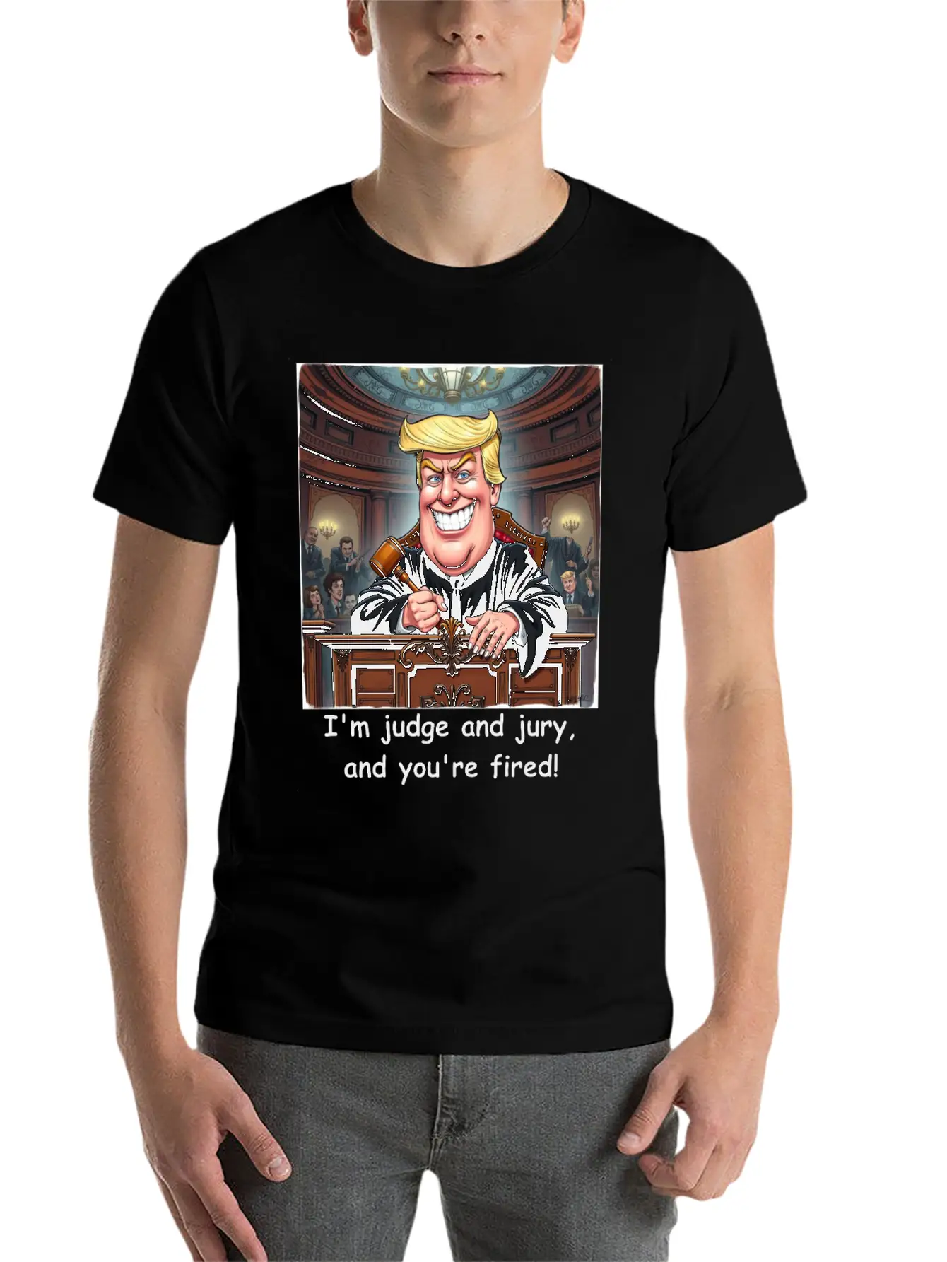 Trump - You're Fired! Classic Fit Graphic Tee For Daily Comfort – Unisex Cotton Shirt