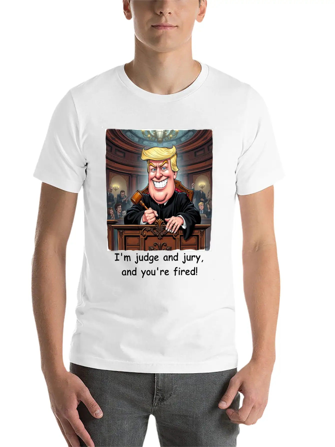 Trump - You're Fired! Classic Fit Graphic Tee For Daily Comfort – Unisex Cotton Shirt
