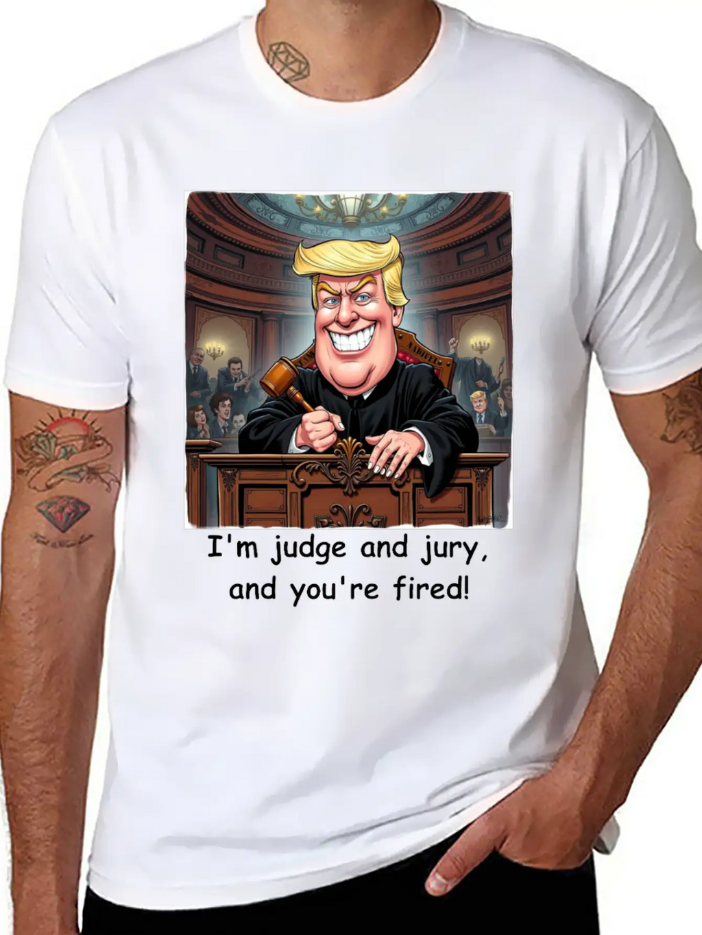 Trump - You're Fired! Classic Fit Graphic Tee For Daily Comfort – Unisex Cotton Shirt