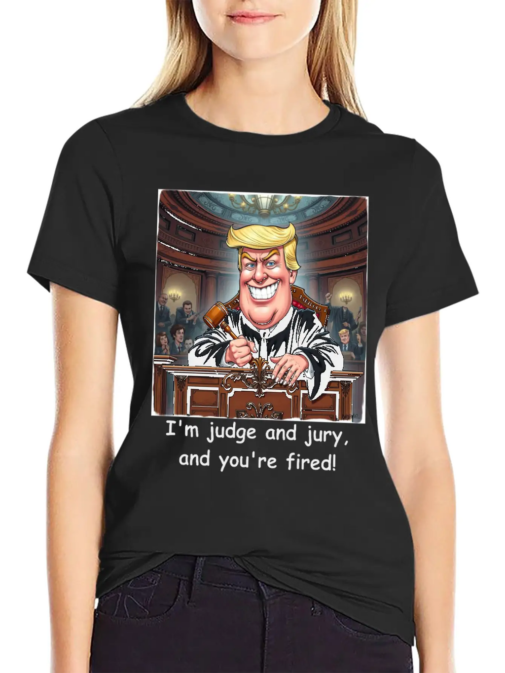 Trump - You're Fired! Classic Fit Graphic Tee For Daily Comfort – Unisex Cotton Shirt