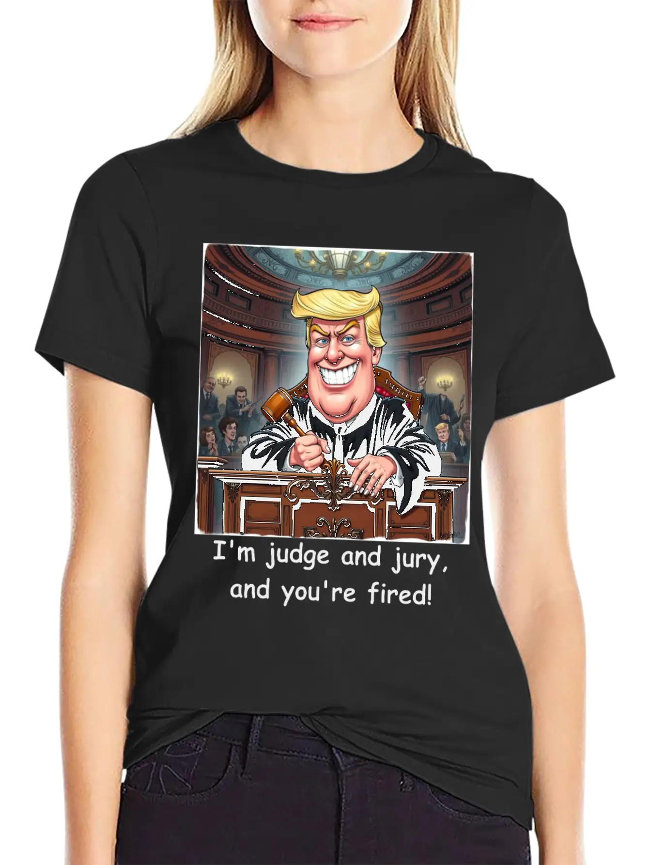 Trump - You're Fired! Classic Fit Graphic Tee For Daily Comfort – Unisex Cotton Shirt
