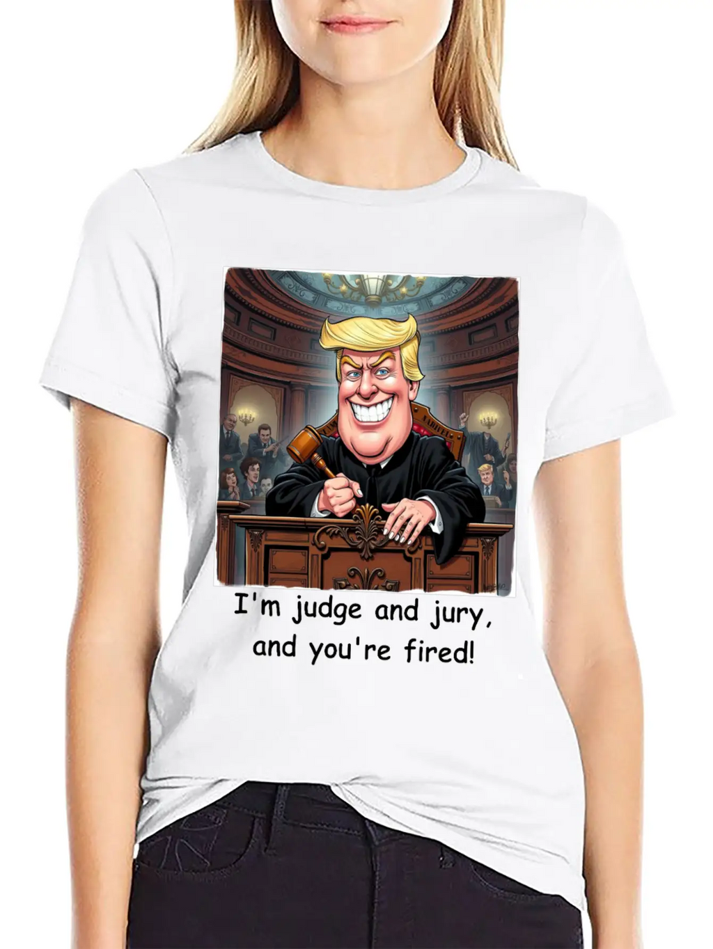 Trump - You're Fired! Classic Fit Graphic Tee For Daily Comfort – Unisex Cotton Shirt