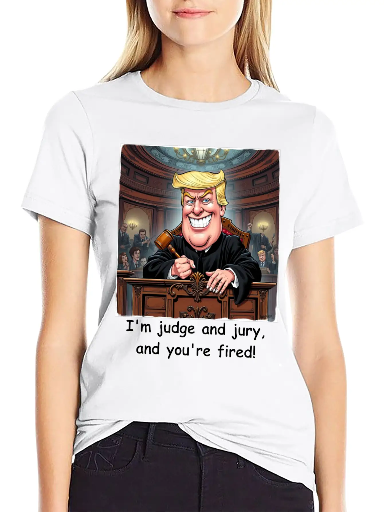 Trump - You're Fired! Classic Fit Graphic Tee For Daily Comfort – Unisex Cotton Shirt