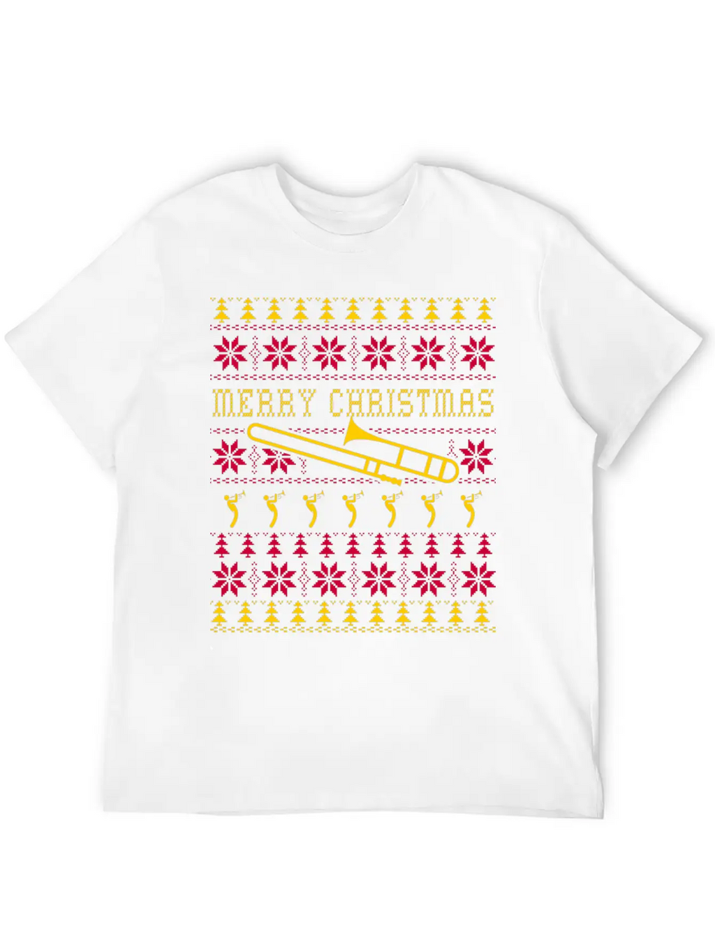 Trumpet - Awesome Christmas Sweater For Trumpet Unisex Casual T-Shirt – Clean Design For Daily Comfort