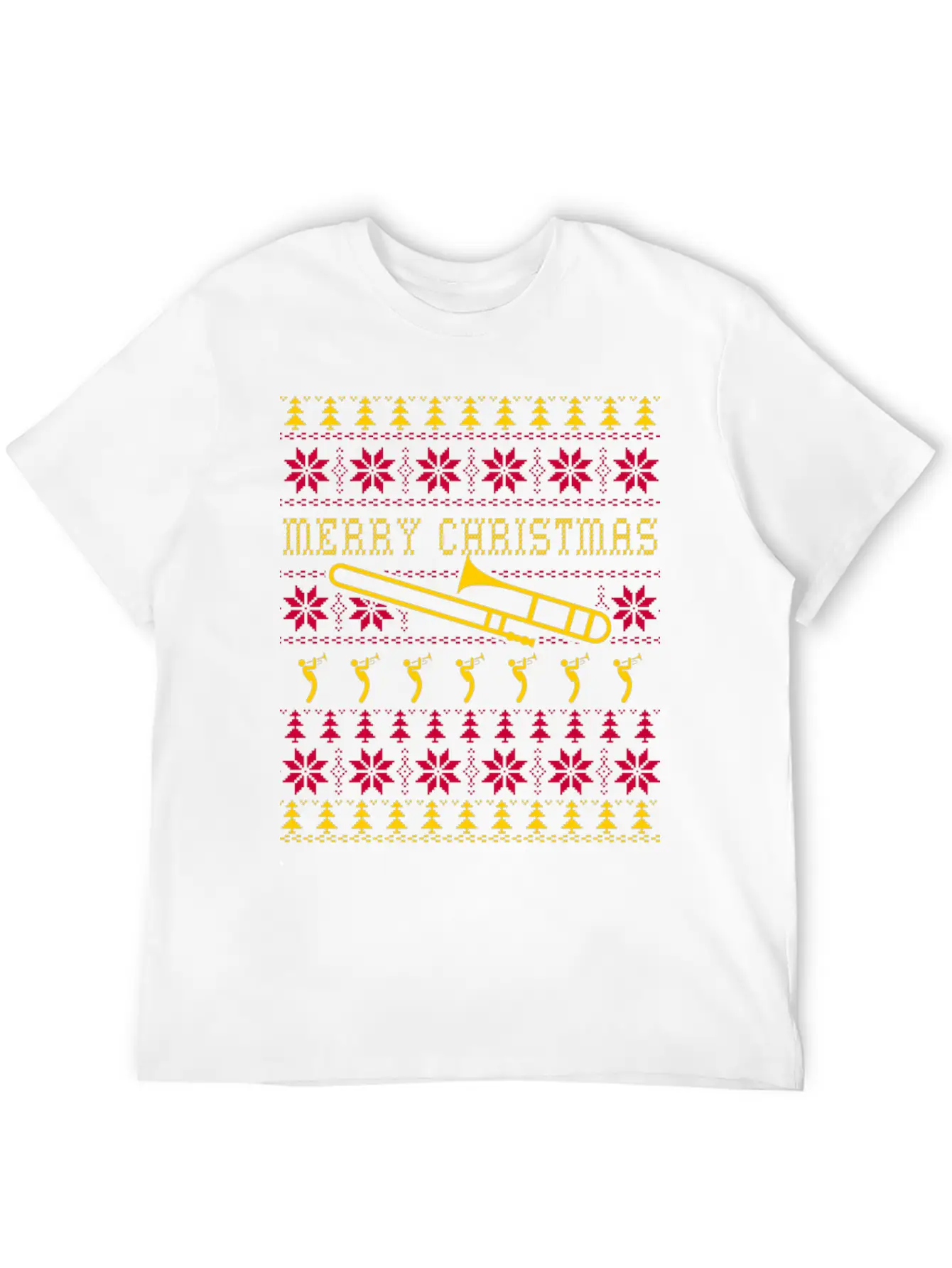 Trumpet - Awesome Christmas Sweater For Trumpet Unisex Casual T-Shirt – Clean Design For Daily Comfort