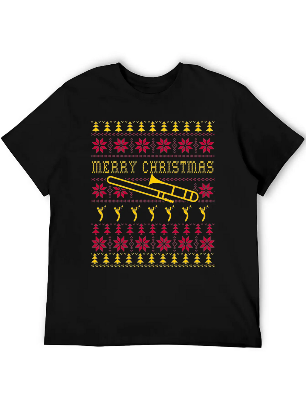 Trumpet - Awesome Christmas Sweater For Trumpet Unisex Casual T-Shirt – Clean Design For Daily Comfort