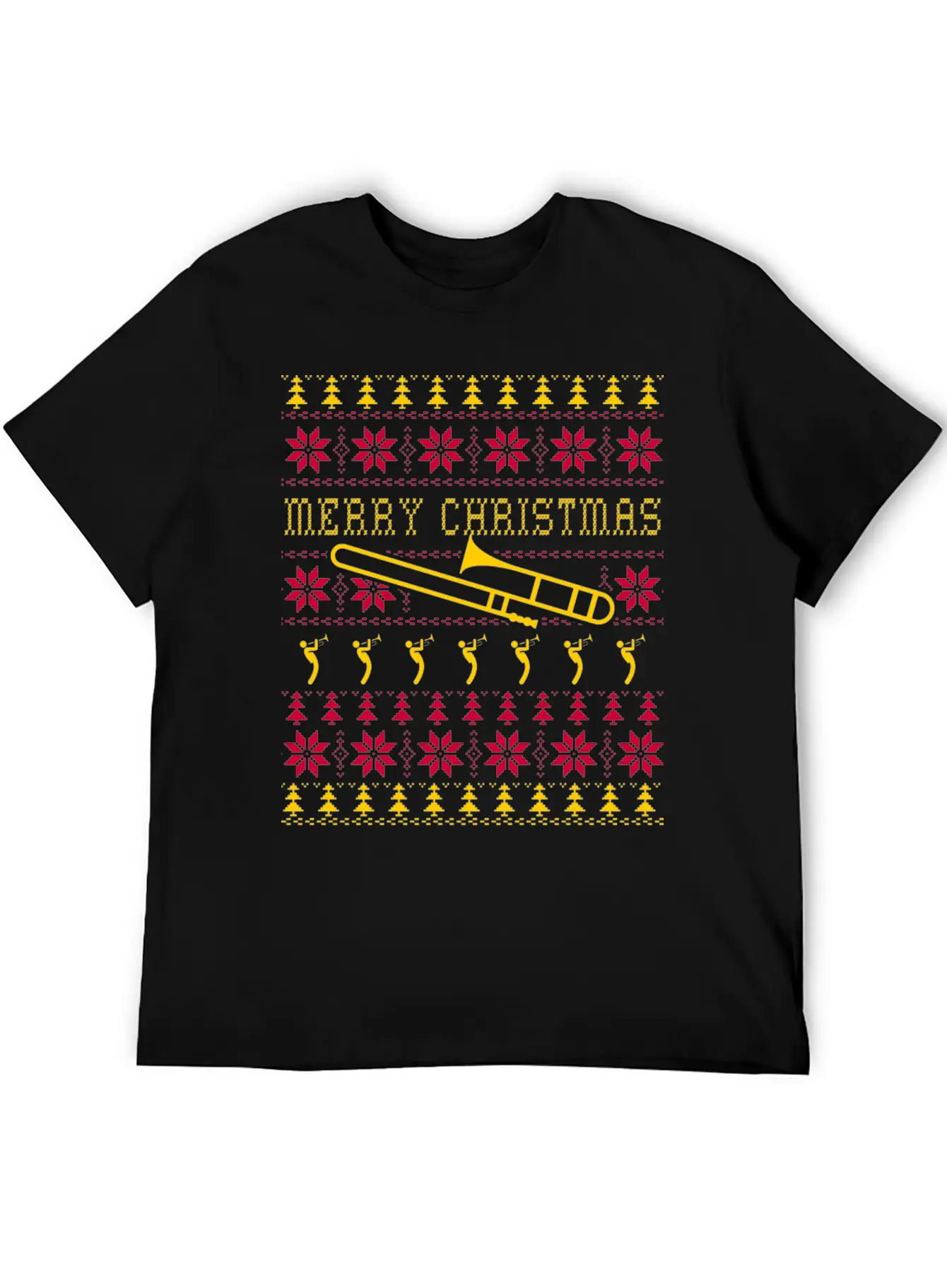 Trumpet - Awesome Christmas Sweater For Trumpet Unisex Casual T-Shirt – Clean Design For Daily Comfort