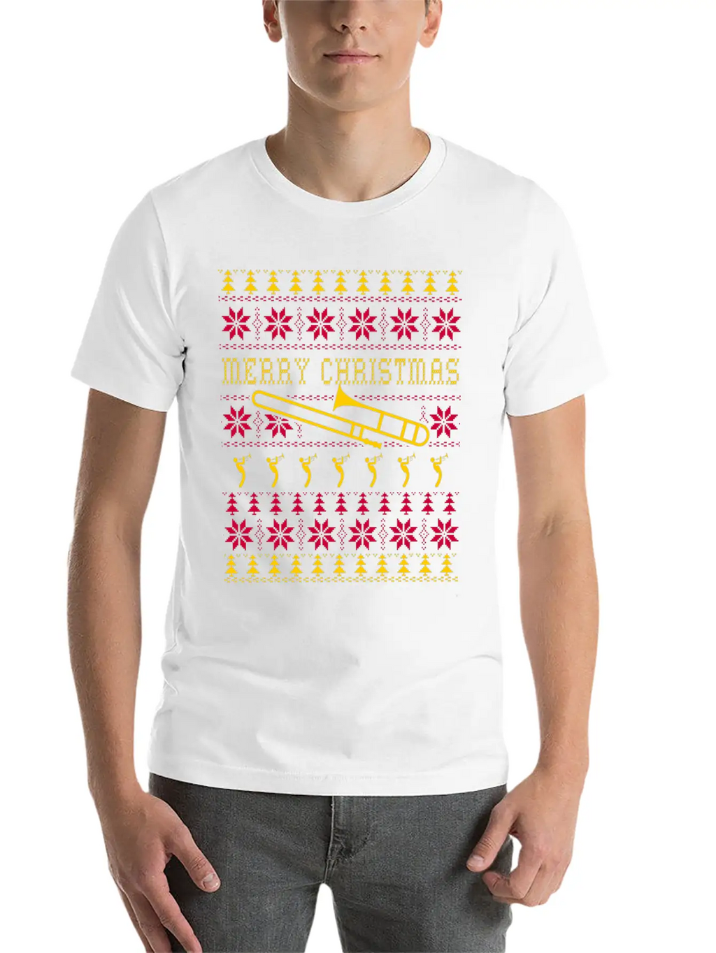 Trumpet - Awesome Christmas Sweater For Trumpet Unisex Casual T-Shirt – Clean Design For Daily Comfort