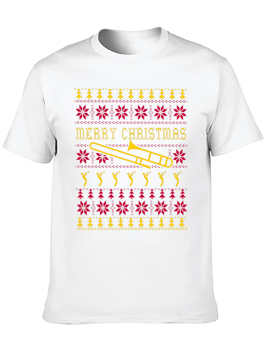 Trumpet - Awesome Christmas Sweater For Trumpet Unisex Casual T-Shirt – Clean Design For Daily Comfort