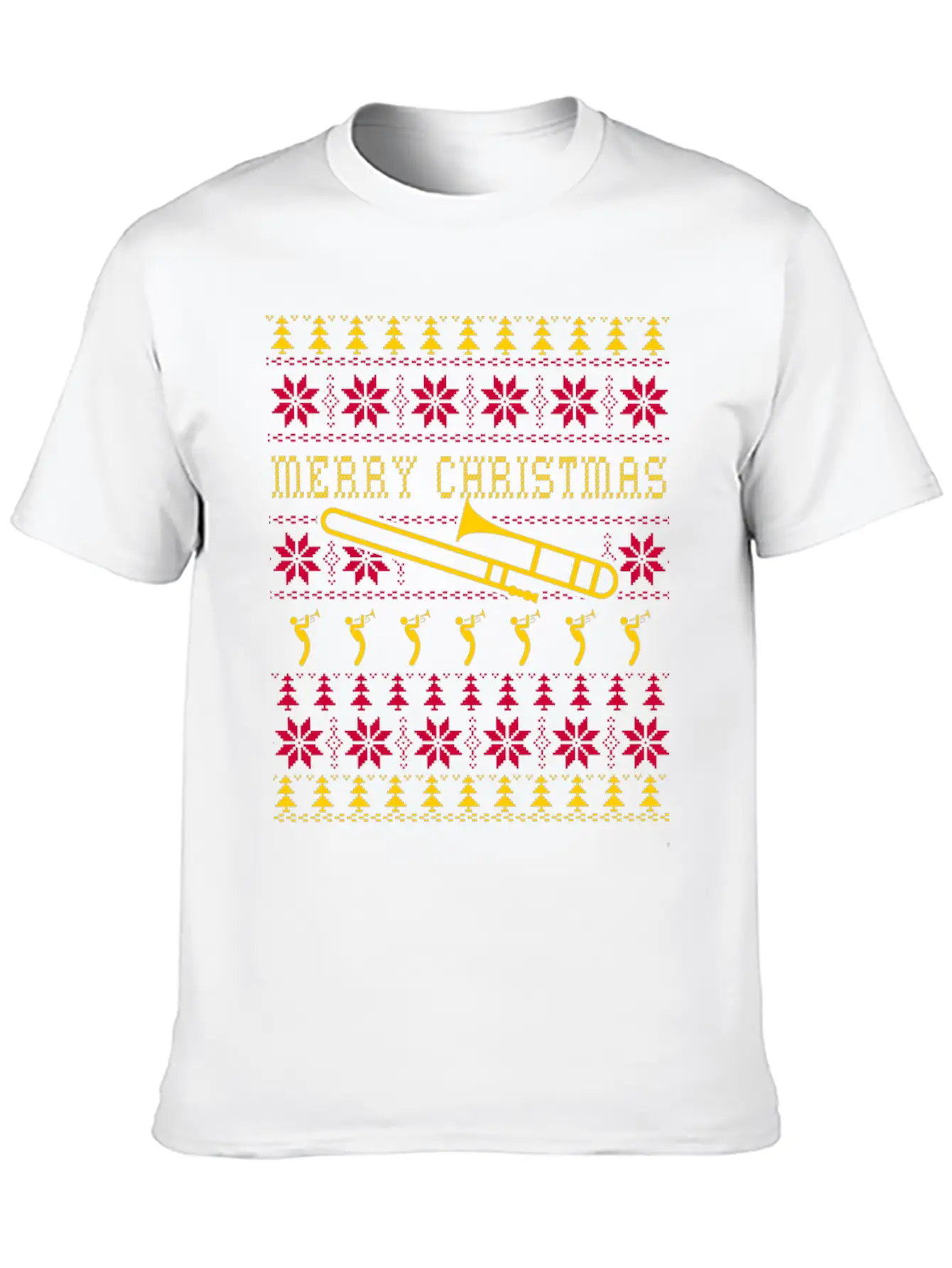Trumpet - Awesome Christmas Sweater For Trumpet Unisex Casual T-Shirt – Clean Design For Daily Comfort