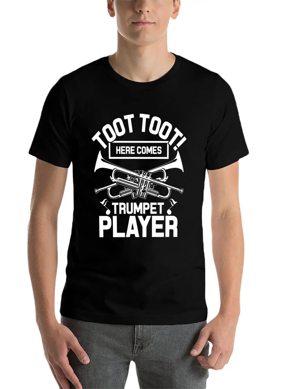 Trumpet Breathable Soft Cotton T-Shirt – Timeless Casual Look