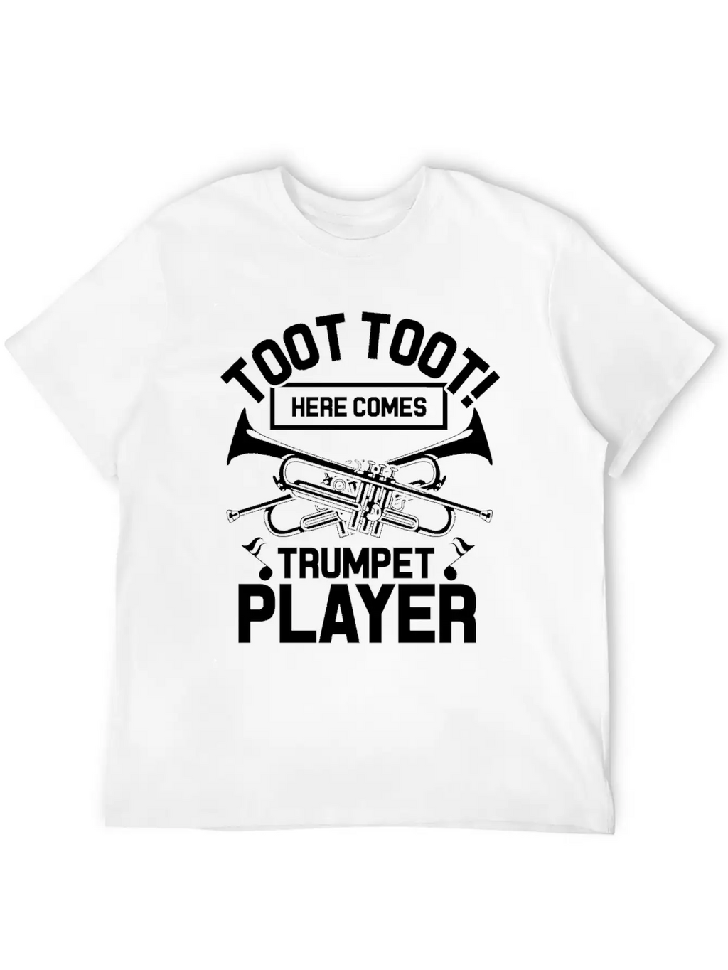 Trumpet Breathable Soft Cotton T-Shirt – Timeless Casual Look