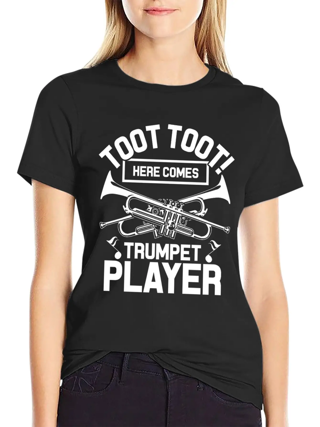 Trumpet Breathable Soft Cotton T-Shirt – Timeless Casual Look