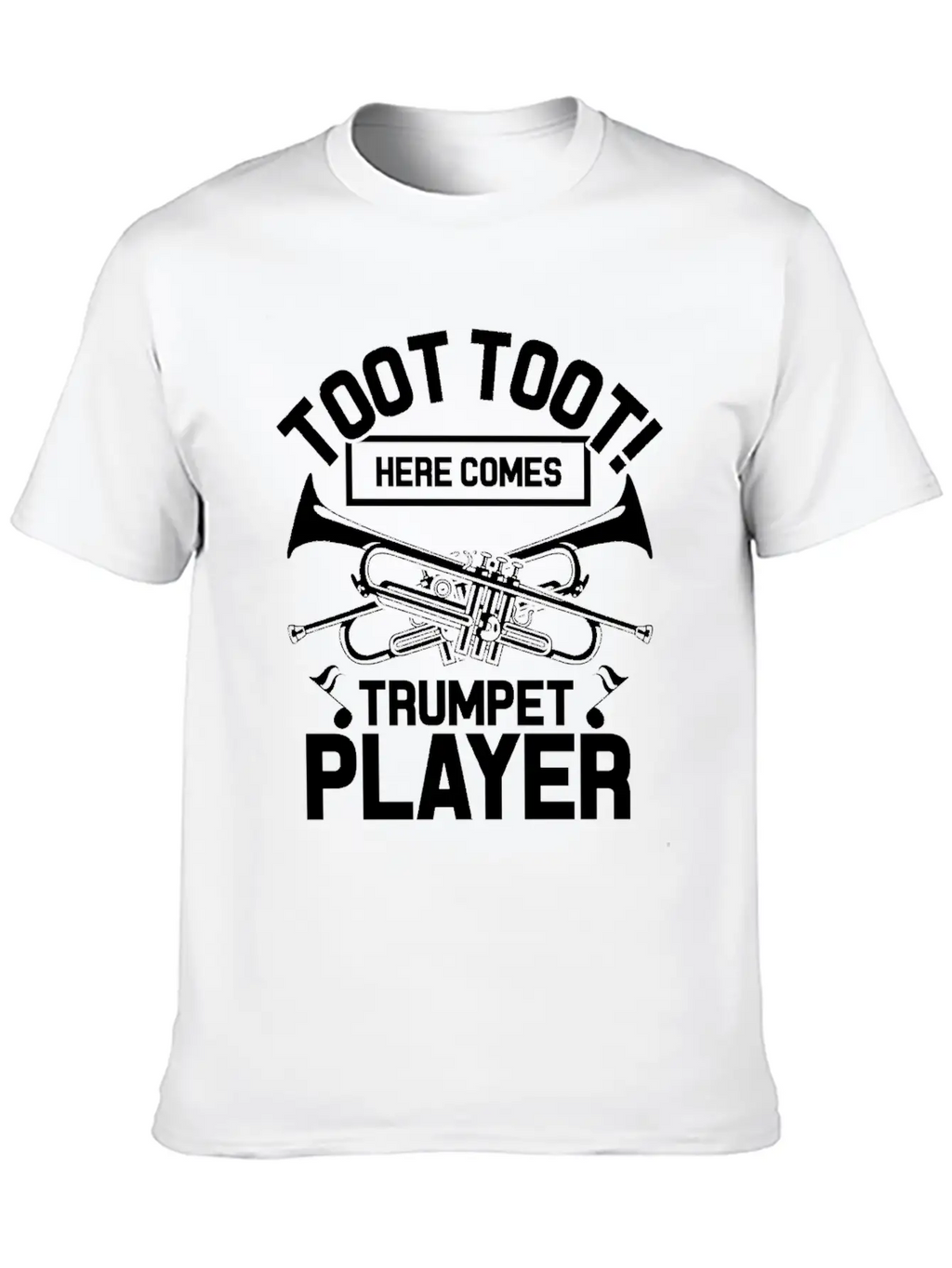 Trumpet Breathable Soft Cotton T-Shirt – Timeless Casual Look