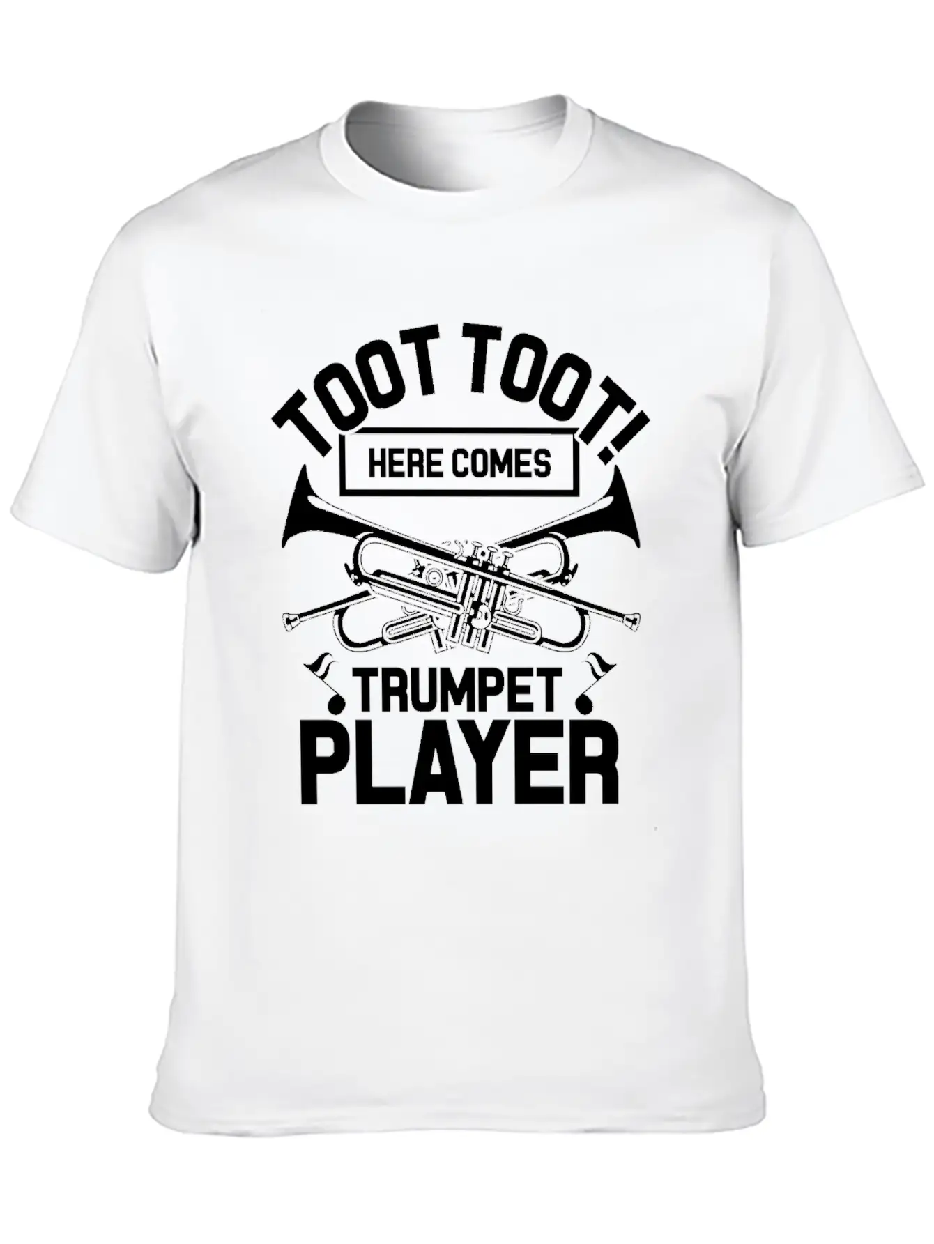Trumpet Breathable Soft Cotton T-Shirt – Timeless Casual Look
