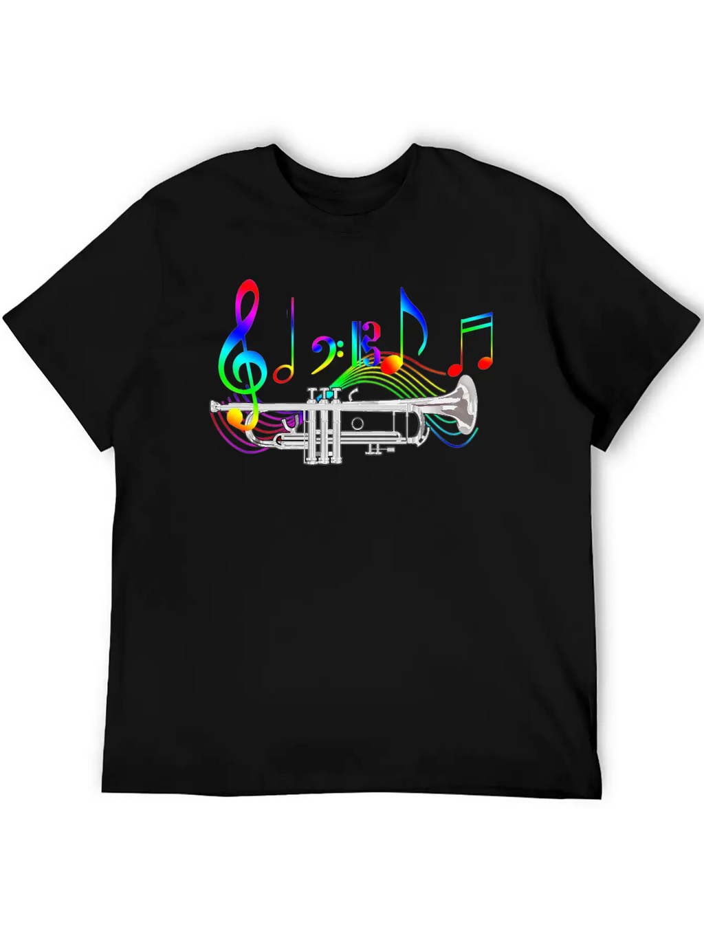 Trumpet Classic Fit Graphic Tee For Daily Comfort – Unisex Cotton Shirt