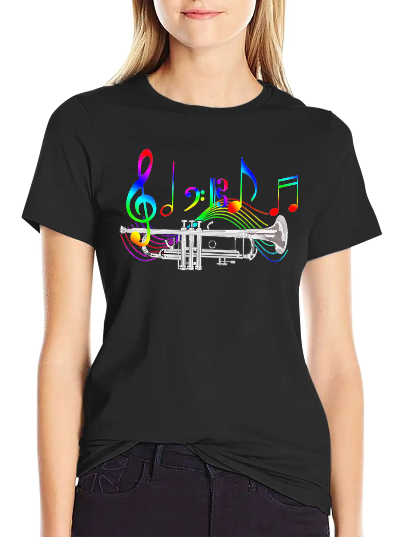 Trumpet Classic Fit Graphic Tee For Daily Comfort – Unisex Cotton Shirt