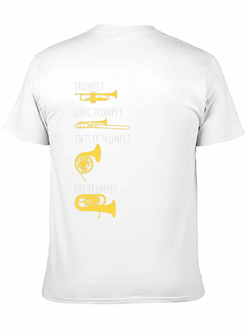 Trumpet - Funny Music Musician Gift Essential Cotton Tee For Daily Outfits – Unisex Style
