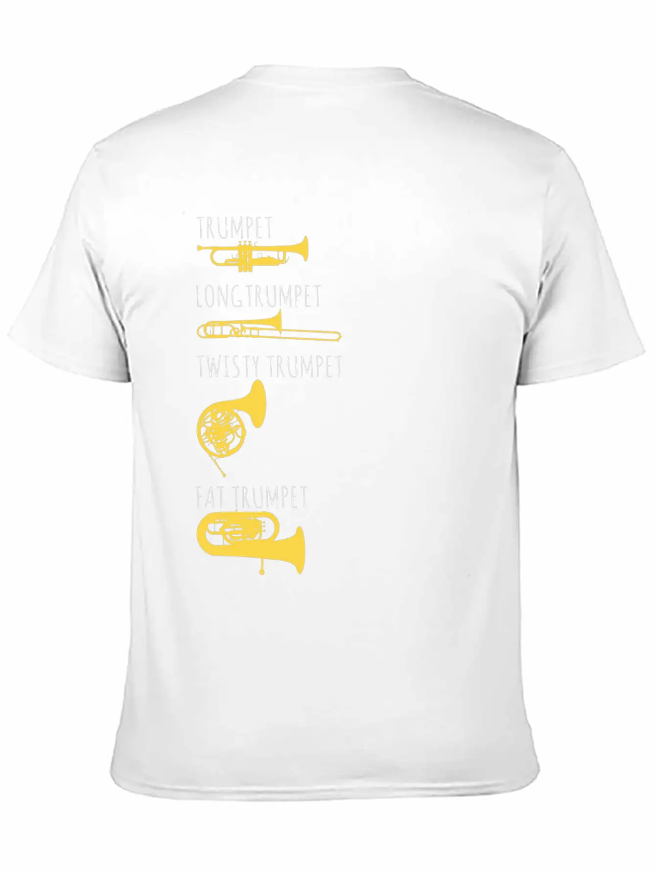 Trumpet - Funny Music Musician Gift Essential Cotton Tee For Daily Outfits – Unisex Style