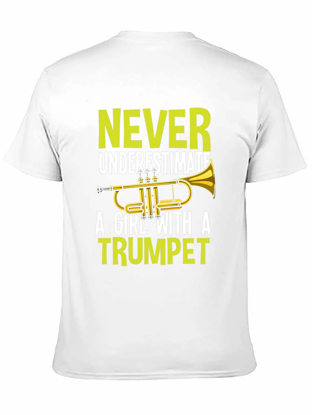 Trumpet Girl Funny Trumpet Player Gift Unisex Casual T-Shirt – Clean Design For Daily Comfort