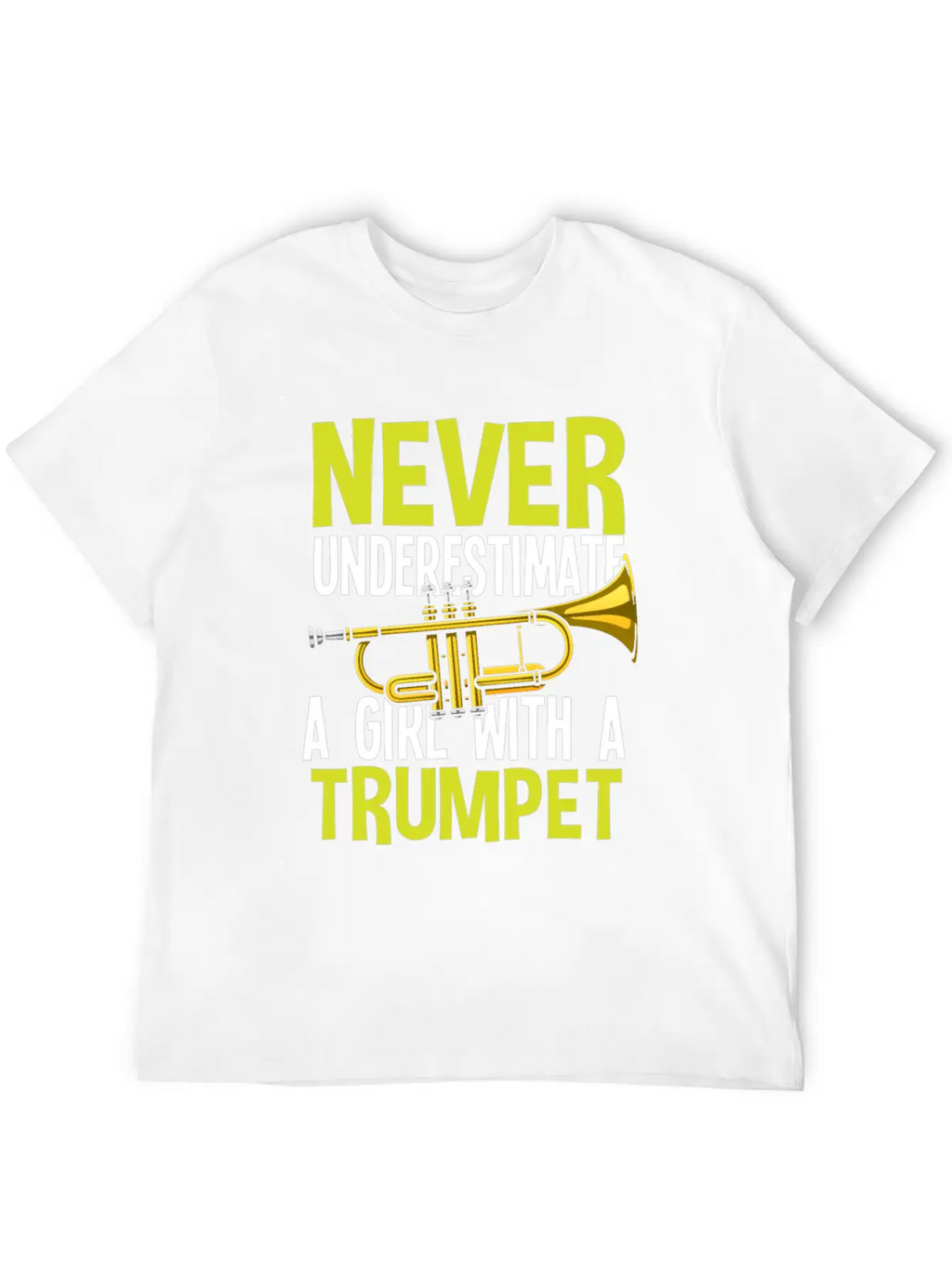 Trumpet Girl Funny Trumpet Player Gift Unisex Casual T-Shirt – Clean Design For Daily Comfort
