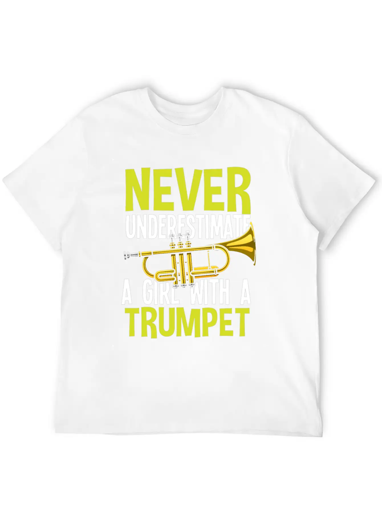 Trumpet Girl Funny Trumpet Player Gift Unisex Casual T-Shirt – Clean Design For Daily Comfort