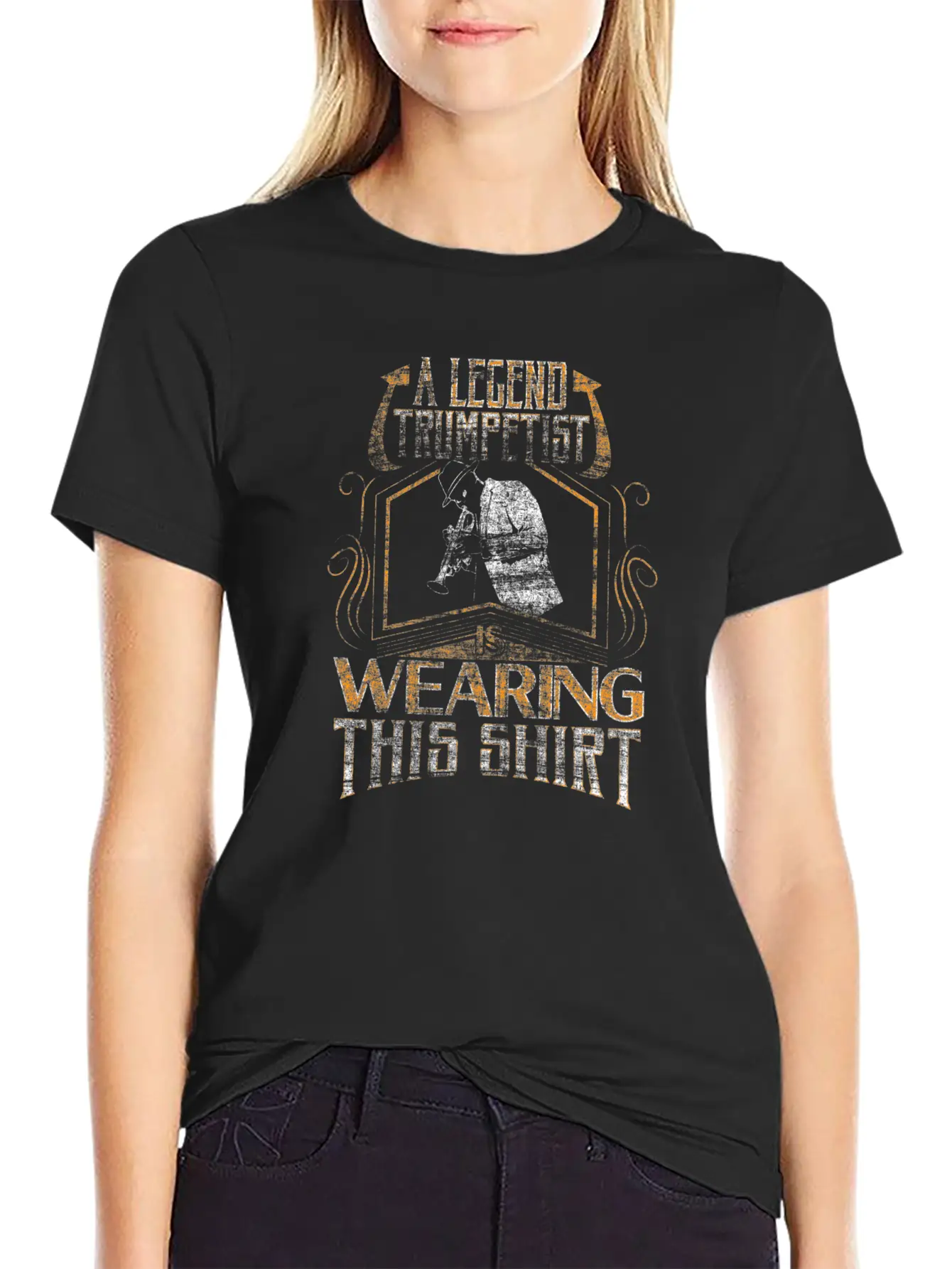 Trumpet Legend Stylish Everyday T-Shirt – Unisex Basic Cotton Tee
