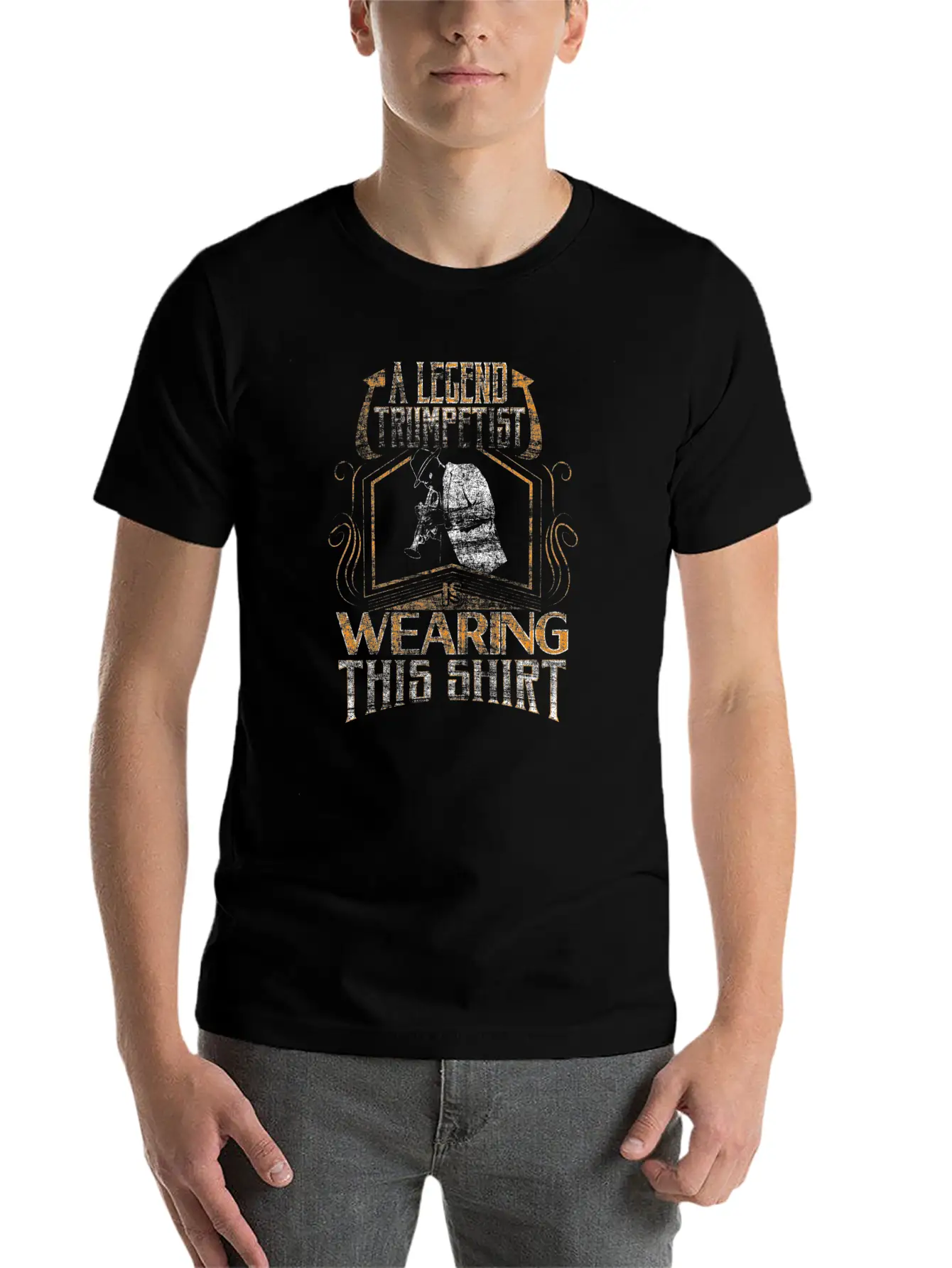 Trumpet Legend Stylish Everyday T-Shirt – Unisex Basic Cotton Tee