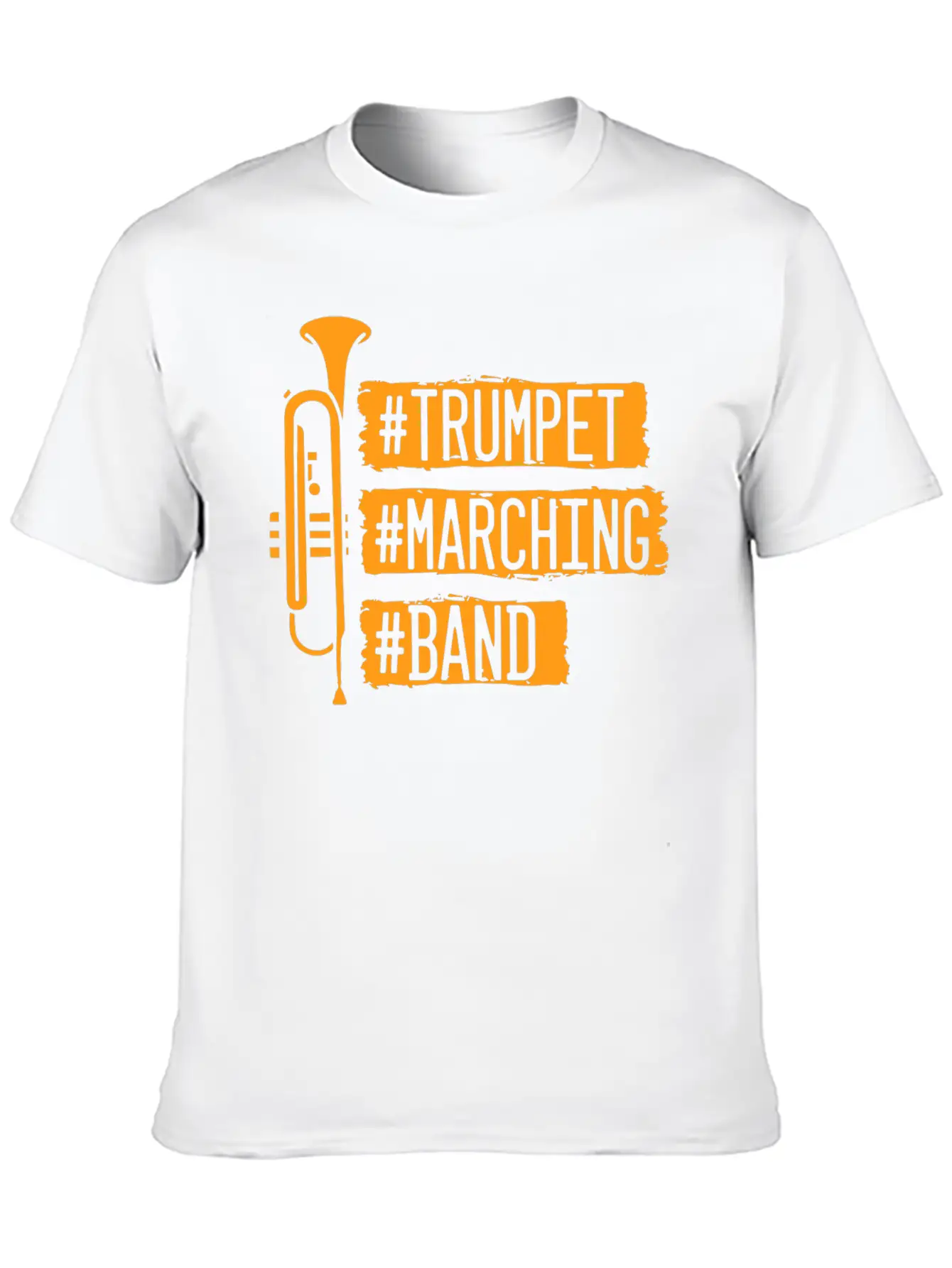 Trumpet Marching Ban Casual Graphic T-Shirt – Simple And Comfortable Daily Wear